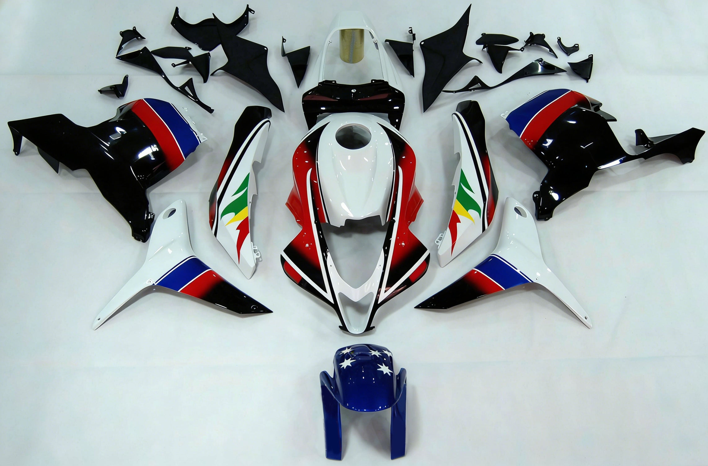 Kit carena multicolore Amotopart 2009-2012 Honda CBR600RR