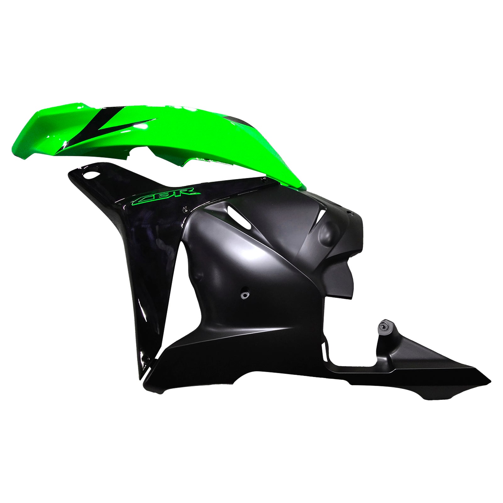 Amotopart 2009-2012 Honda CBR600RR Groen&Bontbrekende kuipset