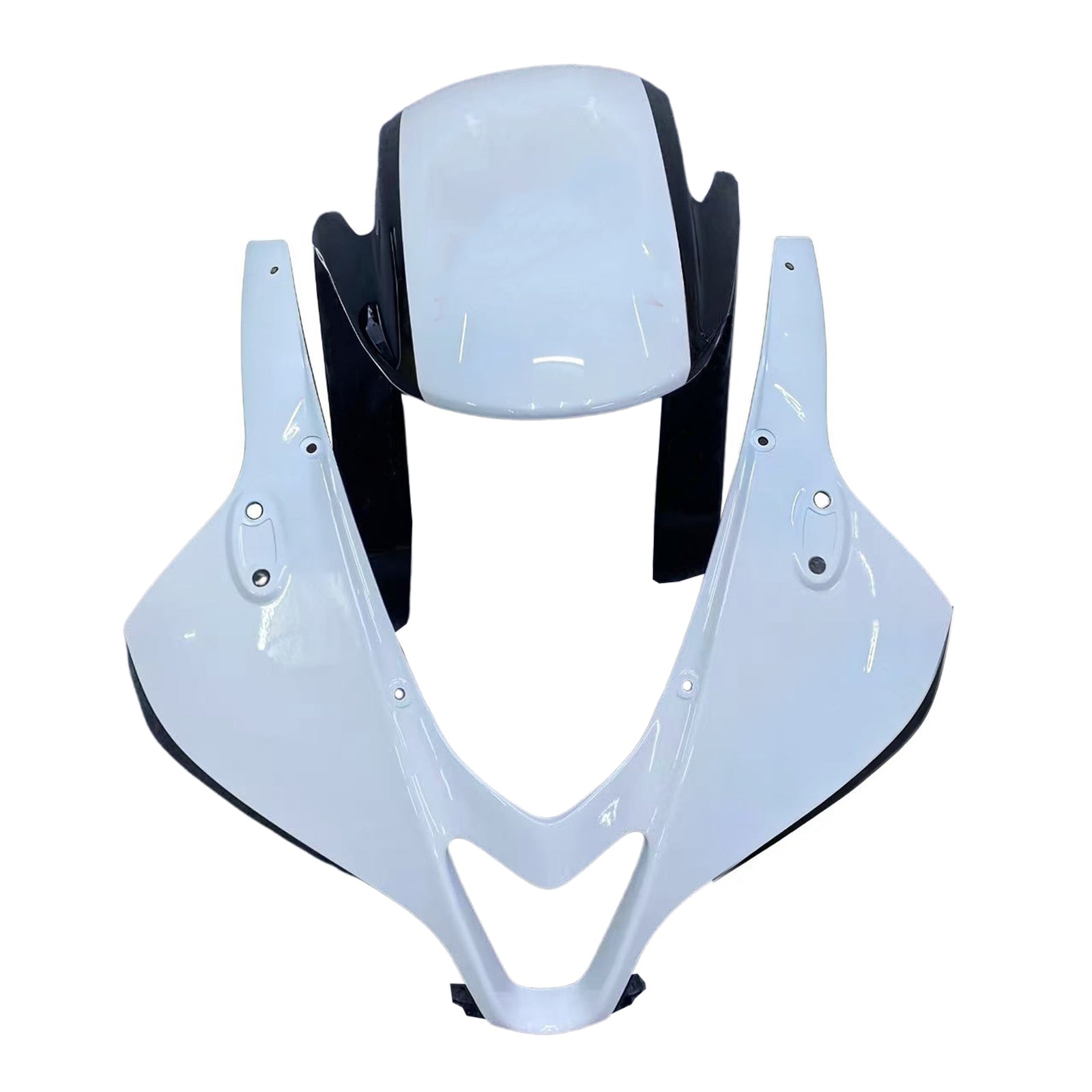 Amotopart 2009-2012 Honda CBR600RR Grün&Verkleidungssatz White Style1