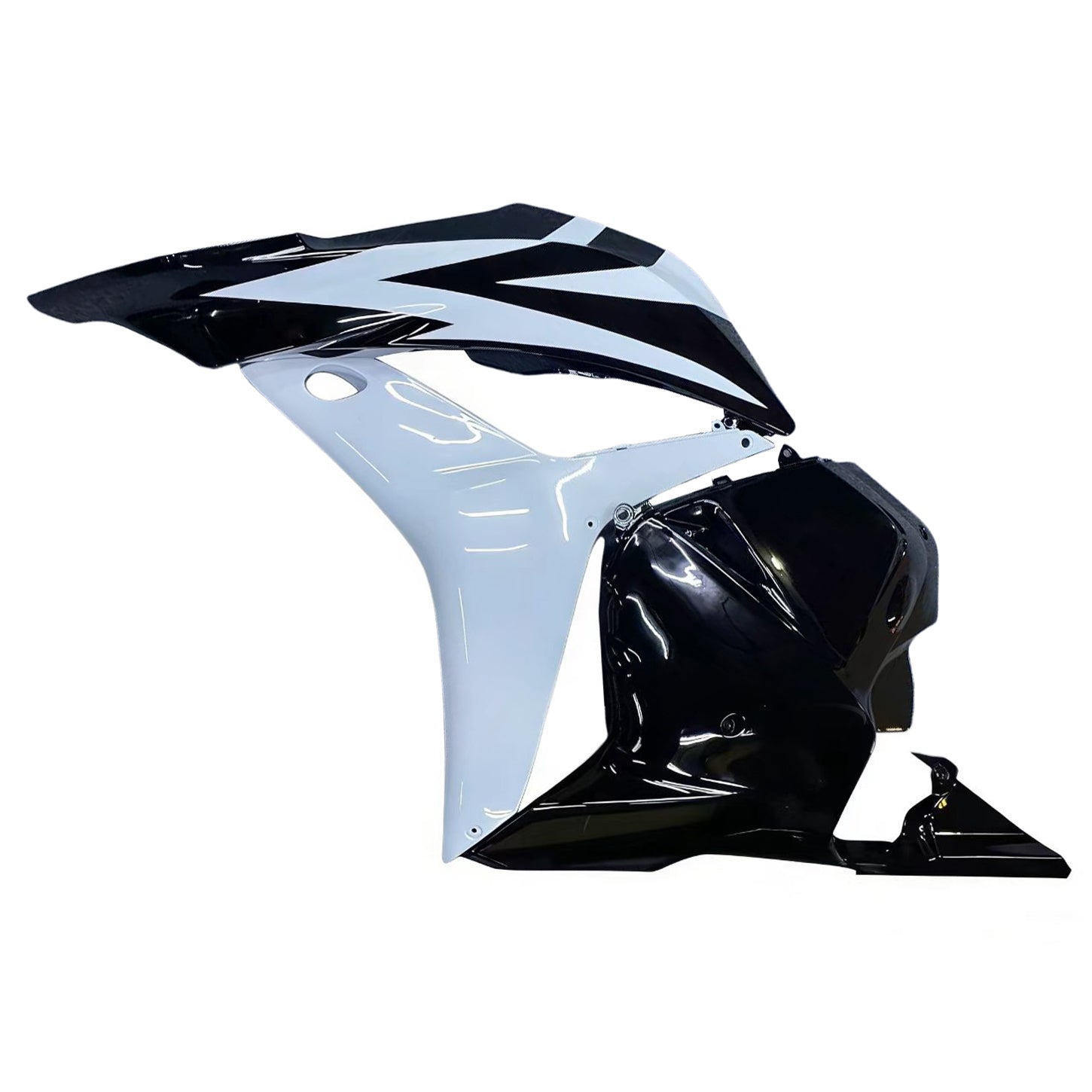 Amotopart 2009-2012 Honda CBR600RR Grün&Verkleidungssatz White Style1