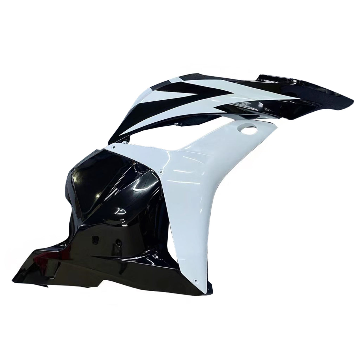 Amotopart 2009-2012 Honda CBR600RR Grün&Verkleidungssatz White Style1