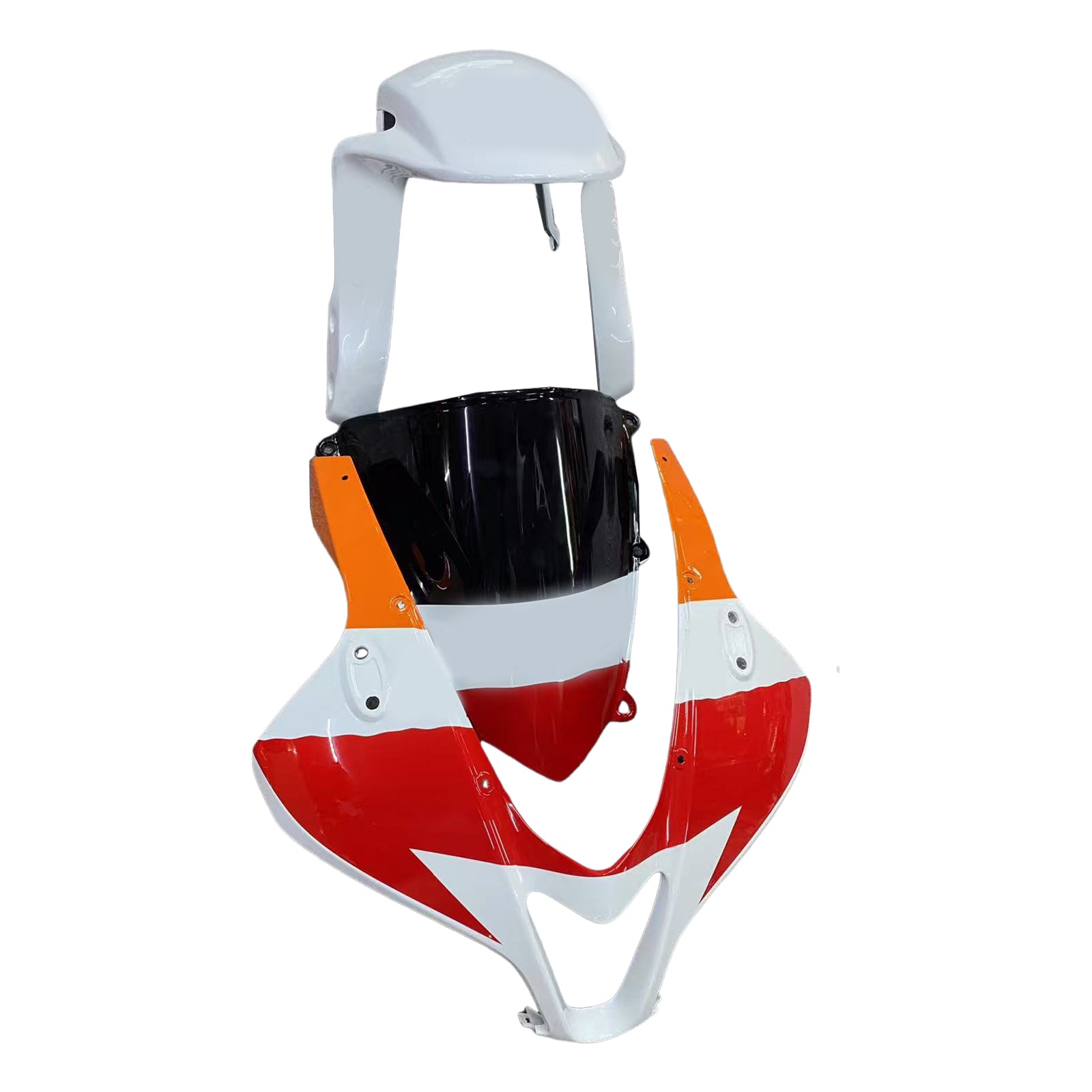 Amotopart 2009-2012 Honda CBR600RR Orange Red White Fairing Kit