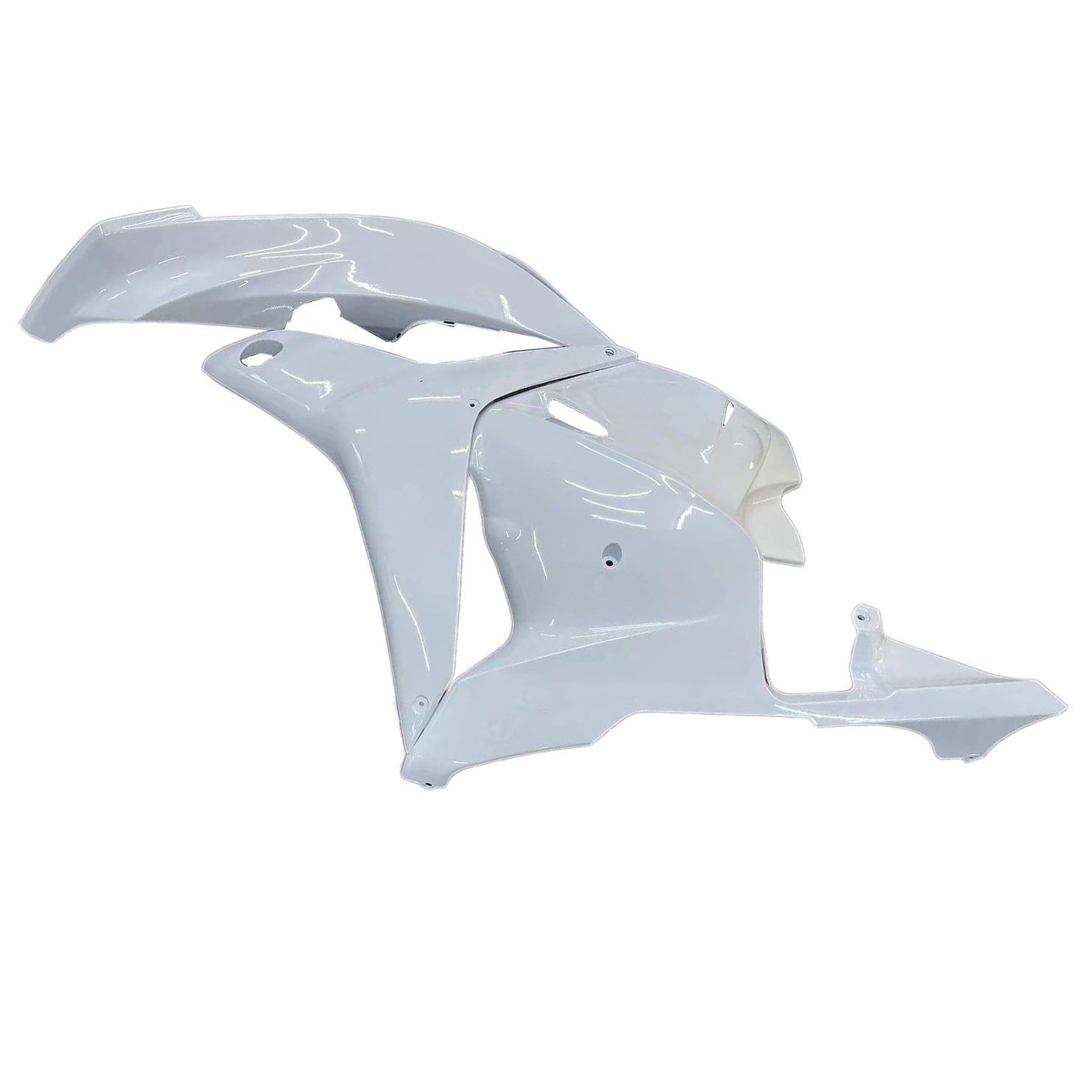 Zestaw owiewek Amotopart 2009-2012 Honda CBR600RR w kolorze białym i czarnym