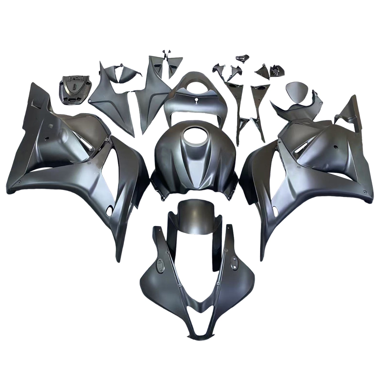 Amotopart 2009-2012 Honda CBR600RR Matte Black Fairing Kit