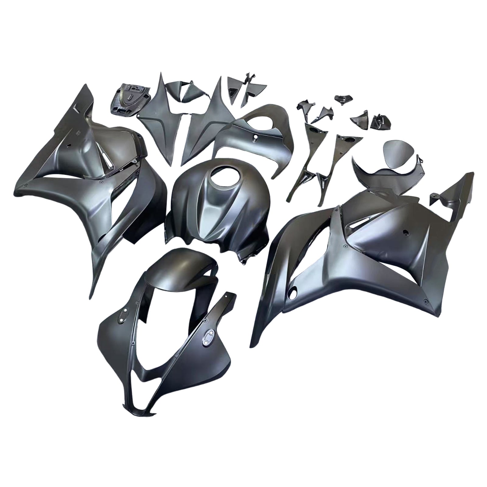 Amotopart 2009-2012 Honda CBR600RR Matte Black Fairing Kit