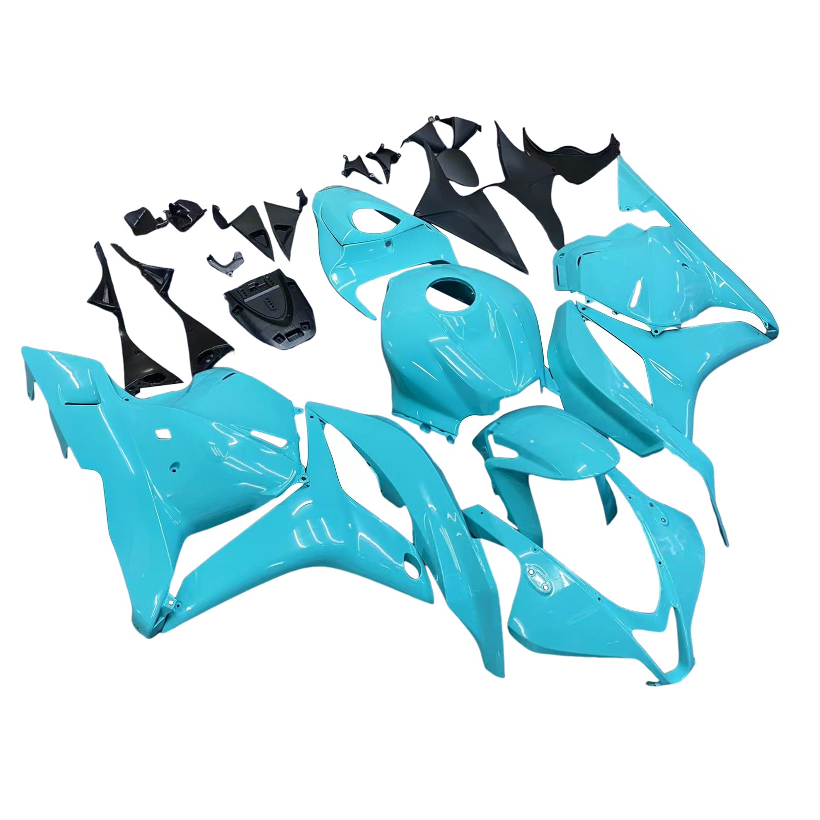 Amotopart 2009-2012 Honda CBR600RR Light Blue Fairing Kit