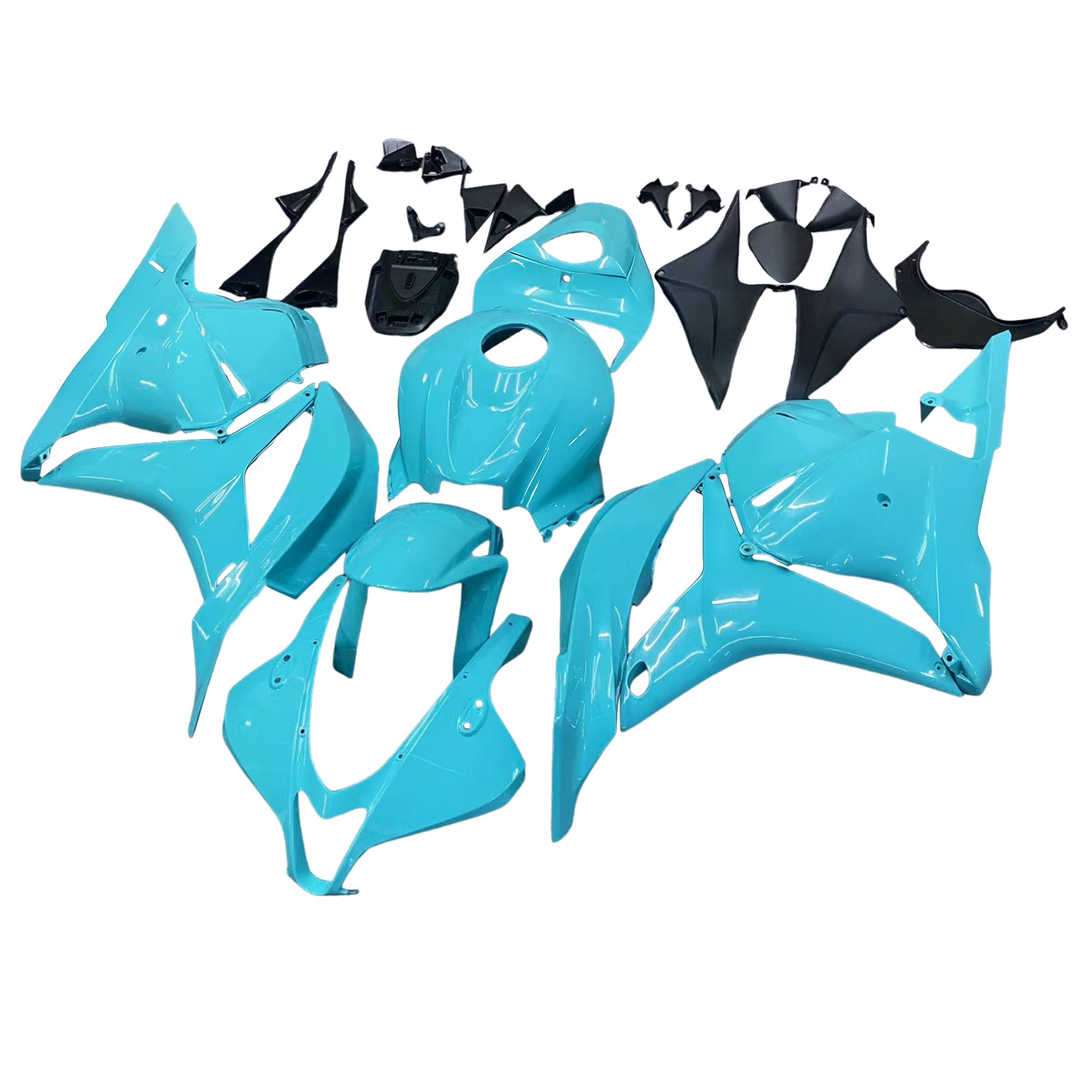 Amotopart 2009-2012 Honda CBR600RR Light Blue Fairing Kit