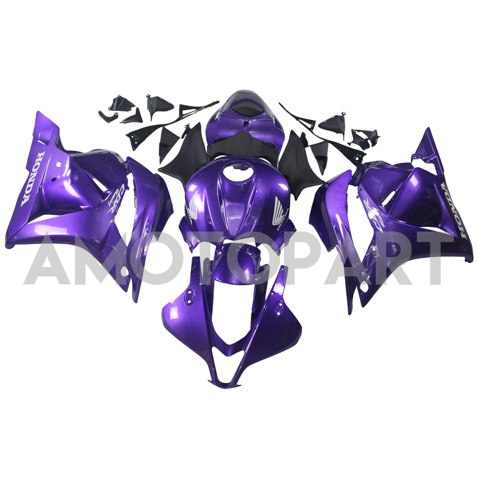 Amotopart 2009-2012 Honda CBR600RR PURPER FAIRIGHT KIT