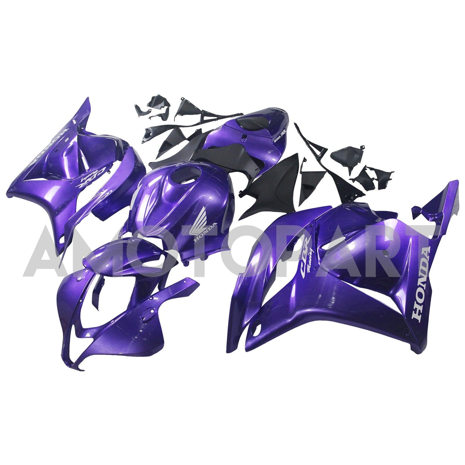 Amotopart 2009-2012 Honda CBR600RR PURPER FAIRIGHT KIT