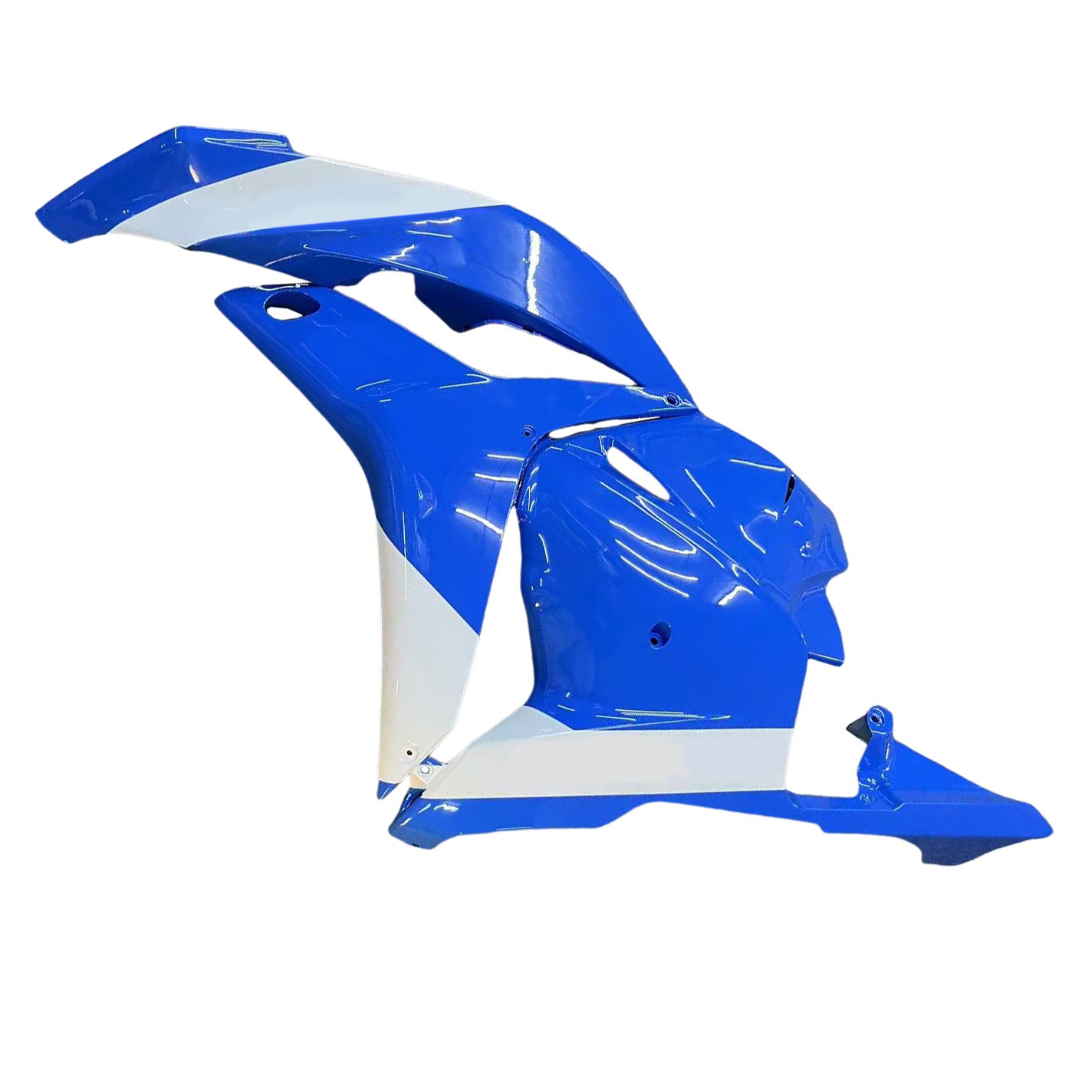 AMOTOPT 2009-2012 HONDA CBR600RR KIT AZUL Branca