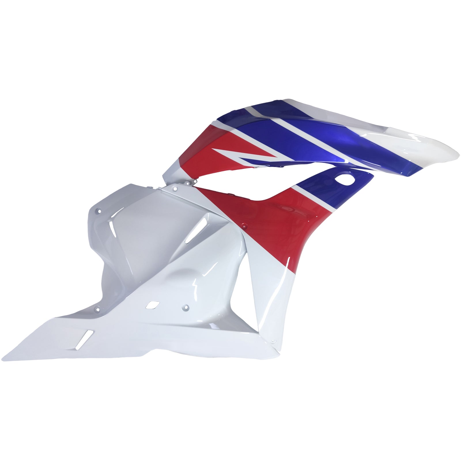 Amotopart 2009-2012 Honda CBR600RR Kit de carénage blanc rouge bleu