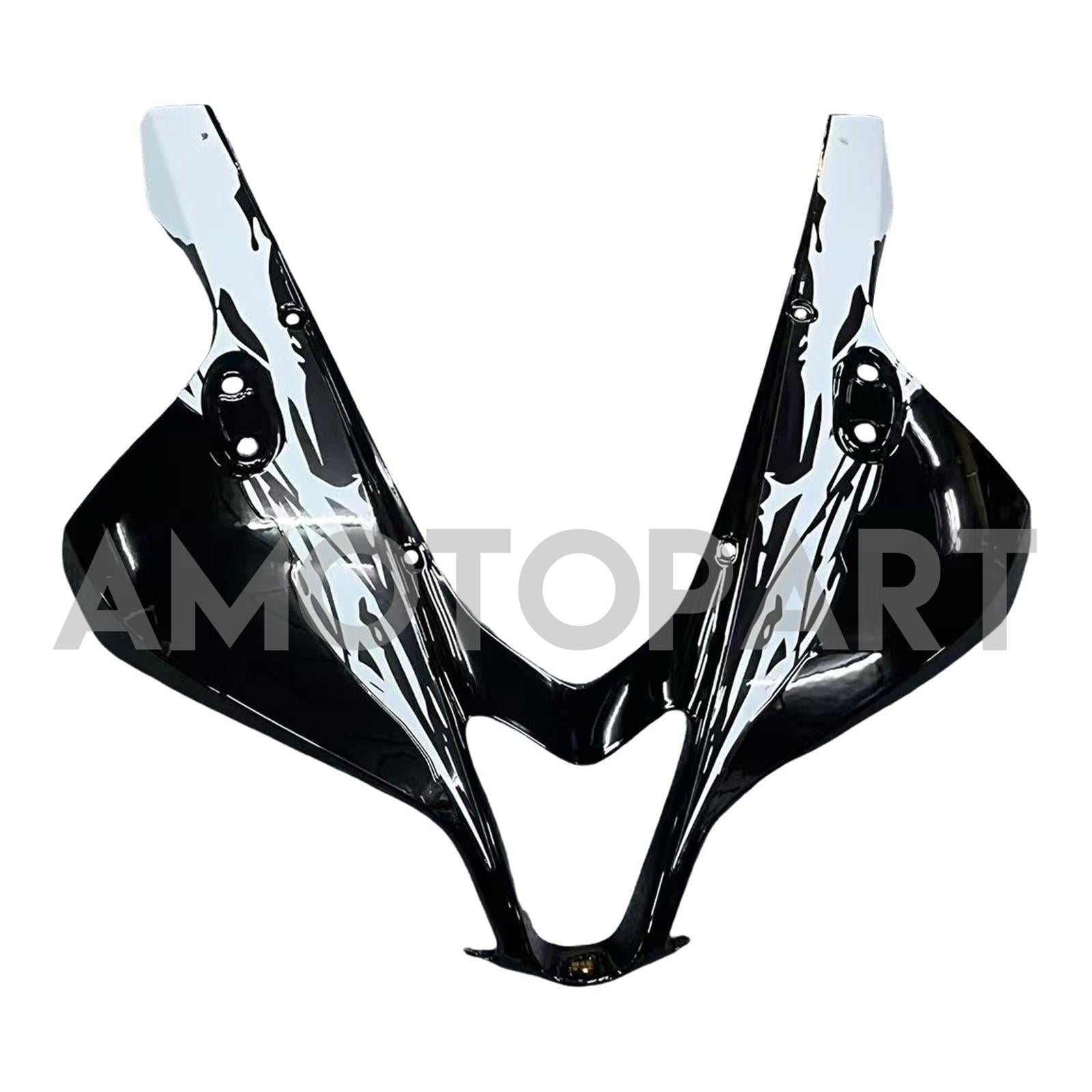 Amotopart 2009-2012 Honda CBR600RR Black White Fairing Kit
