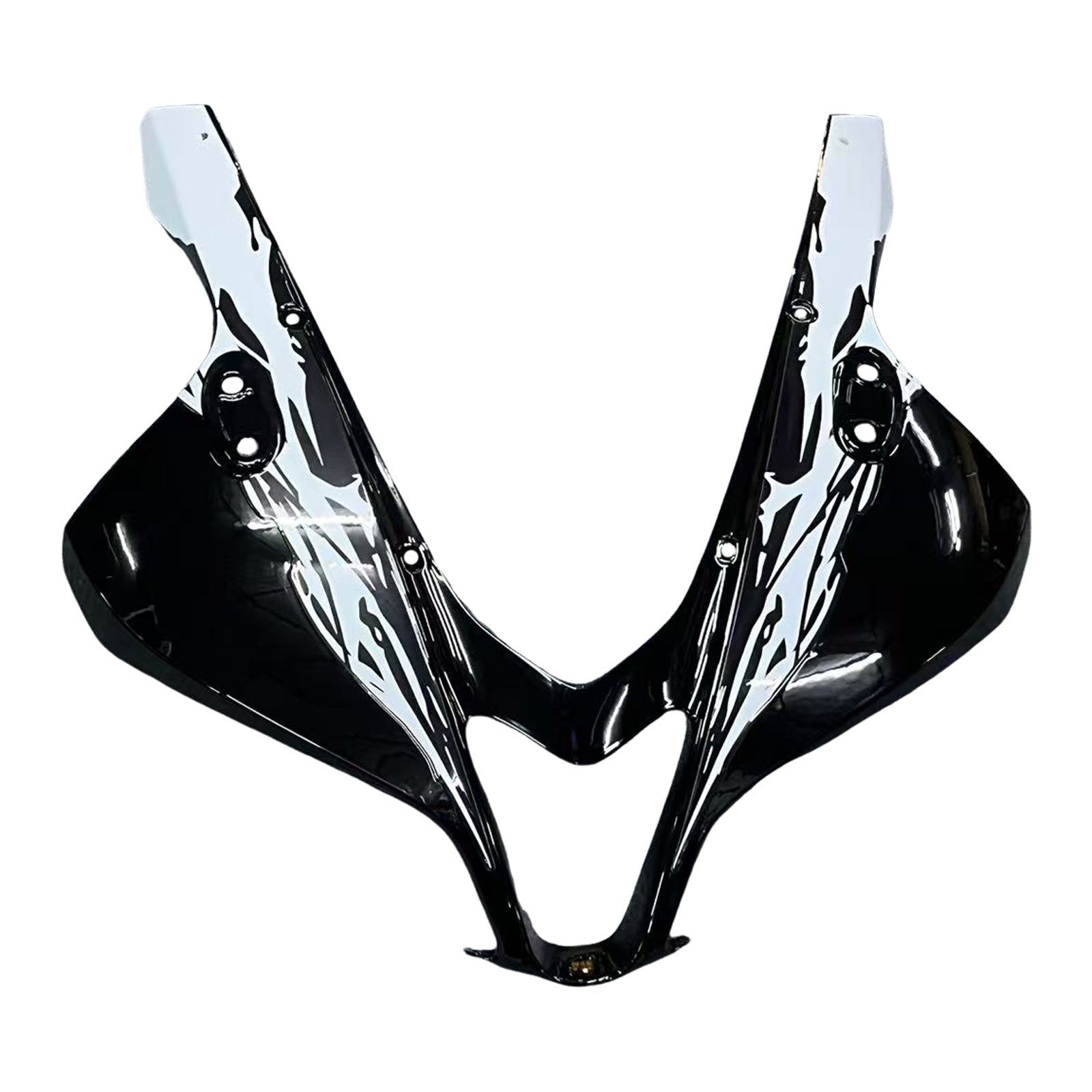 Amotopart 2009-2012 Honda CBR600RR Black White Fairing Kit