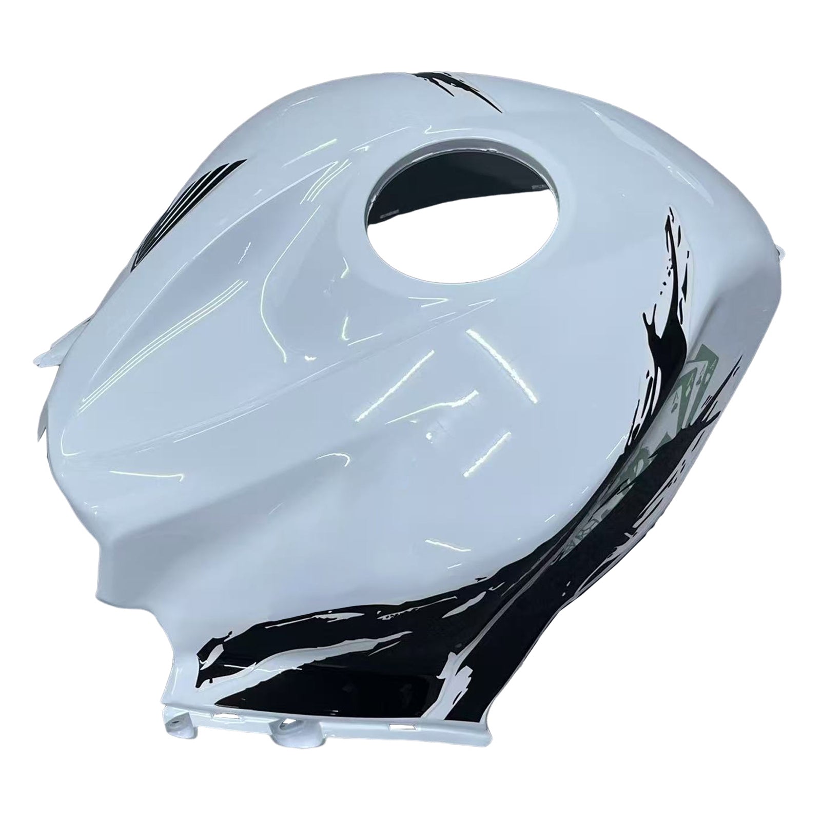 Amotopart 2009-2012 Honda CBR600RR Black White Fairing Kit