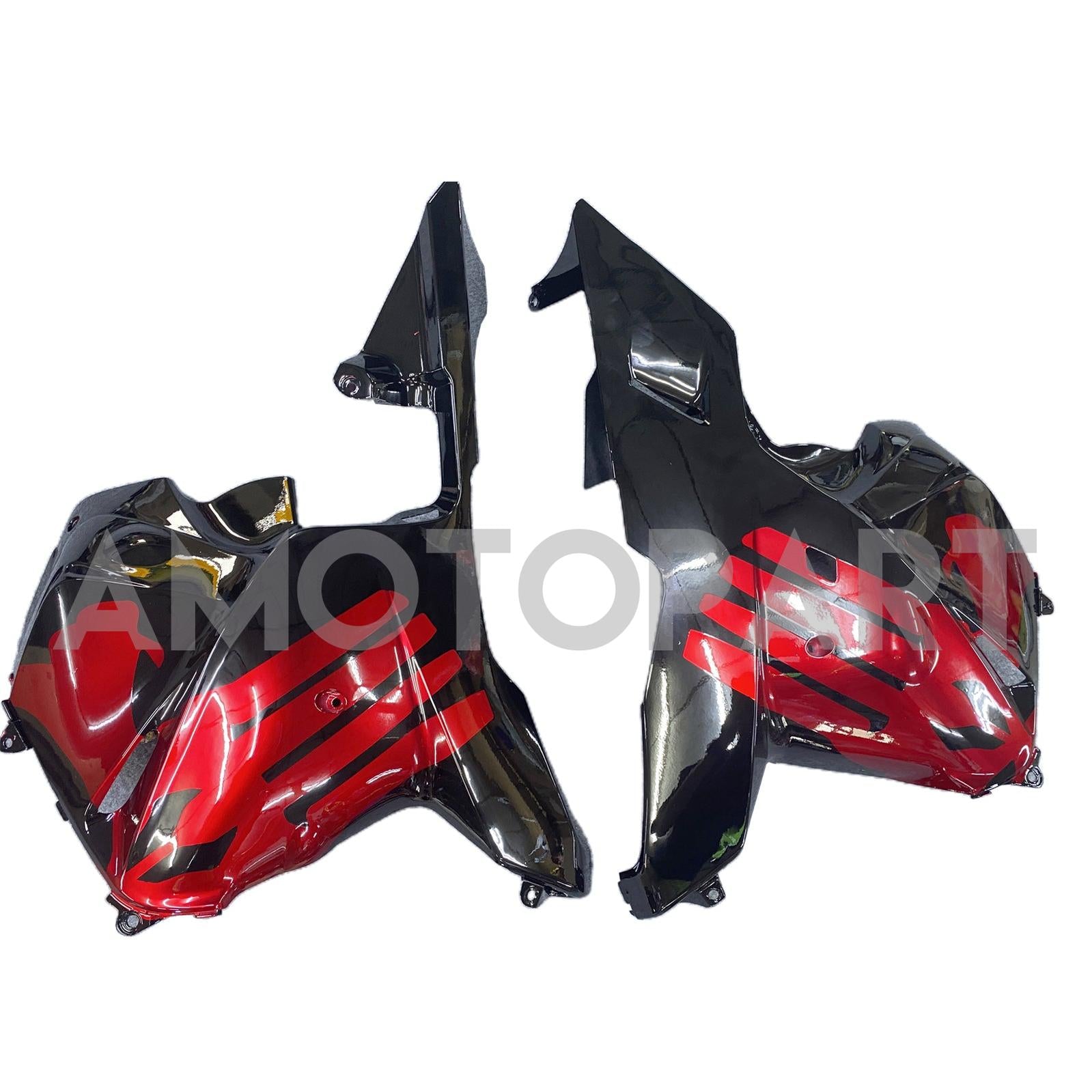 Amotopart 2009-2012 Honda CBR600RR Red & Black Fairing Kit