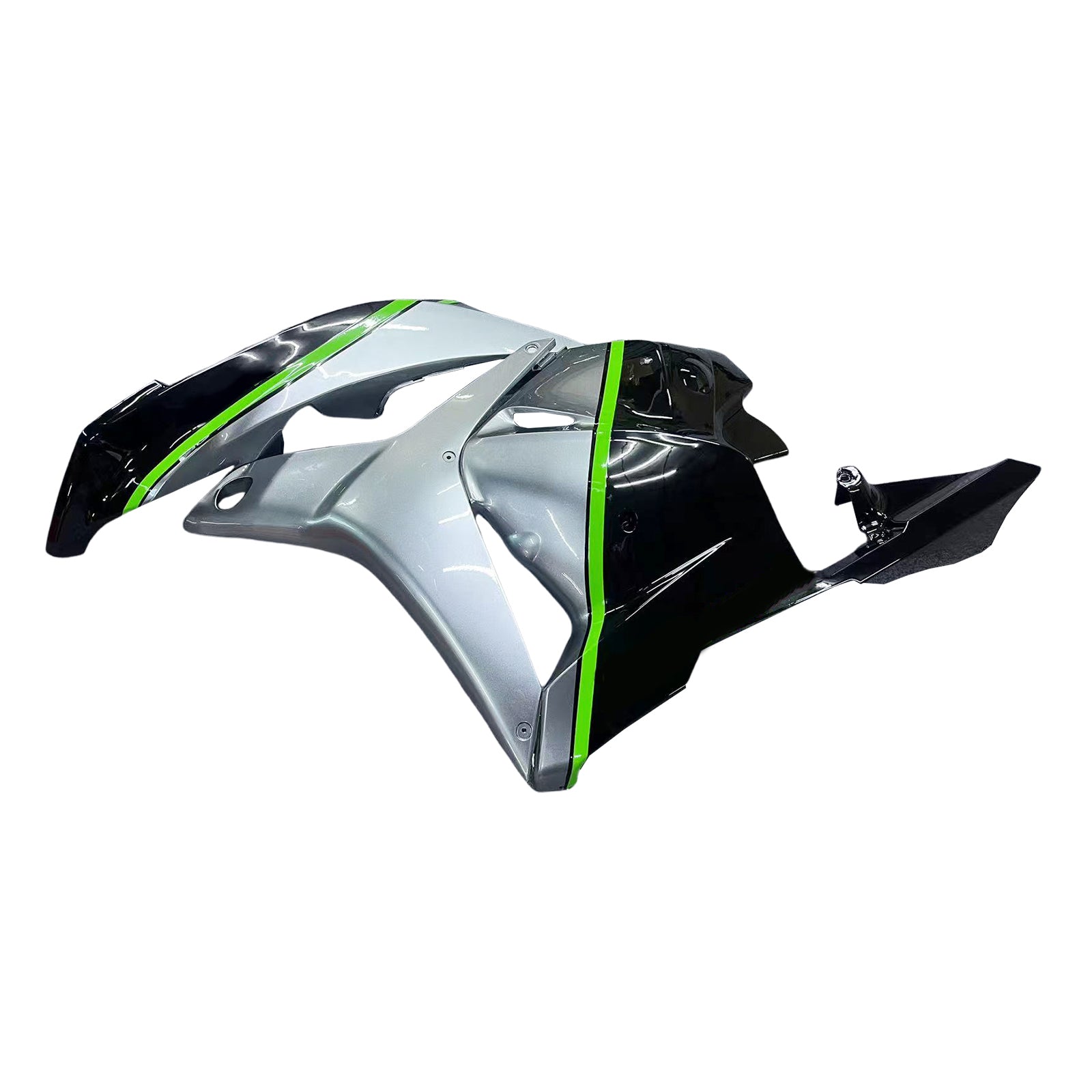 Amotopart 2009-2012 Honda CBR600RR Black Green Fairing Kit