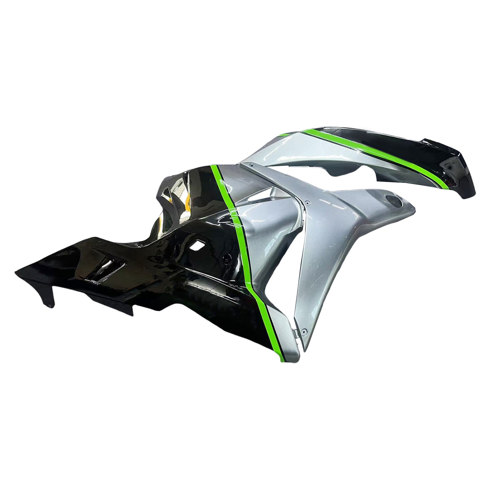 Amotopart 2009-2012 Honda CBR600RR Black Green Fairing Kit