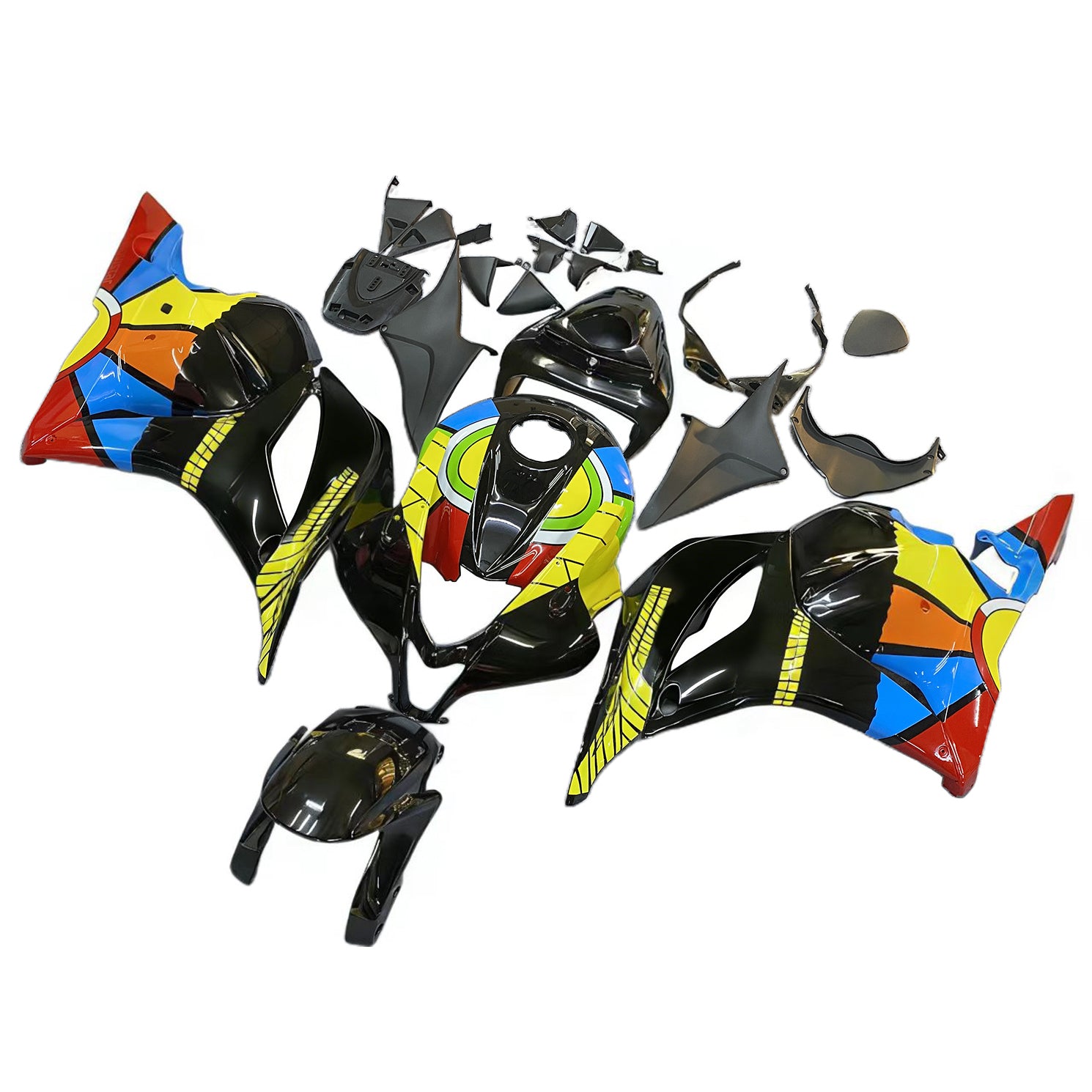 Amotopart 2009-2012 Honda CBR600RR Multicolor Fairing Kit