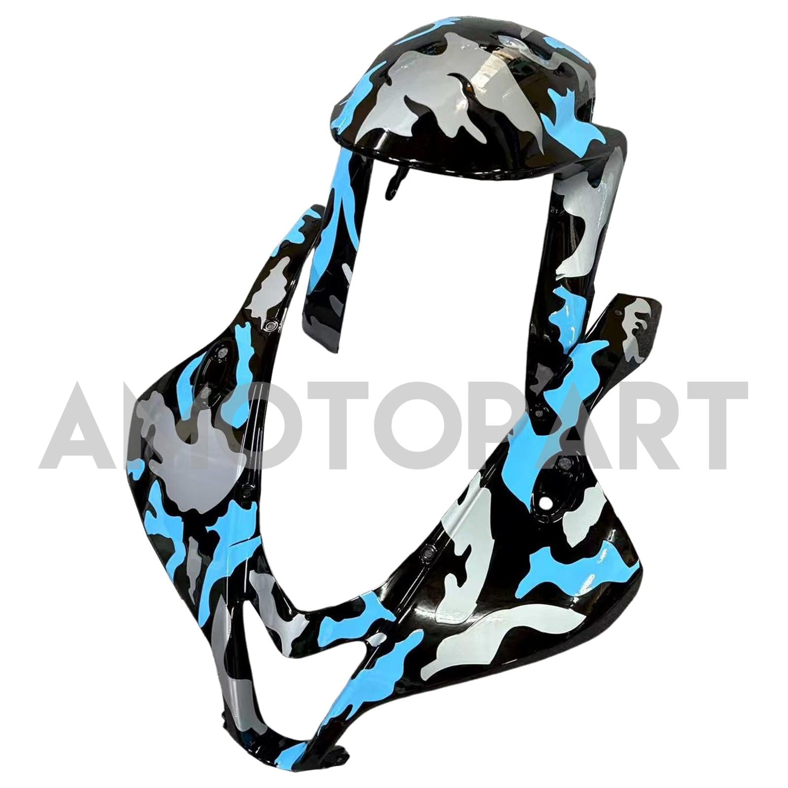 Amotopart 2009-2012 Honda CBR600RR Black Blue Gray Fairing Kit