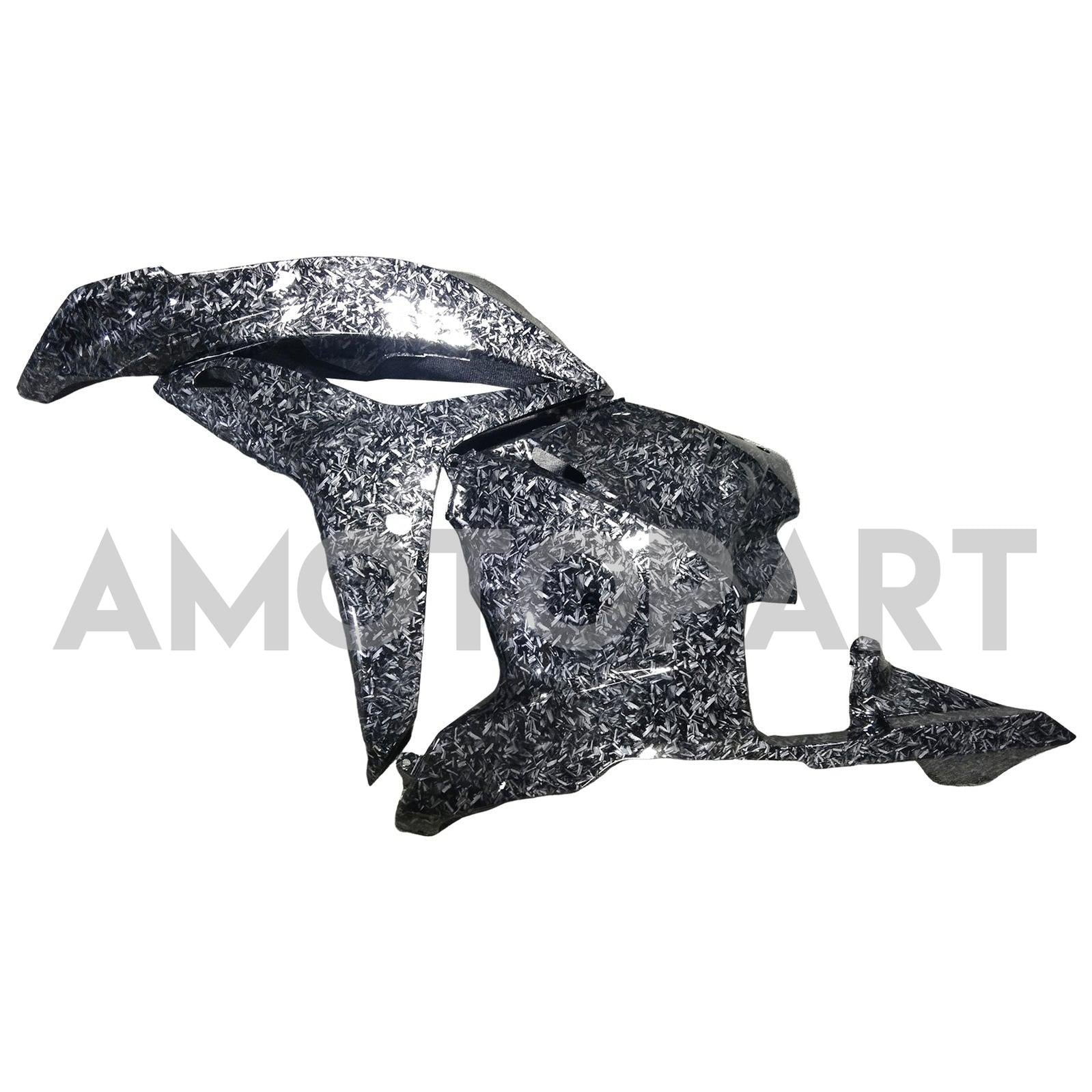 Amotopart 2009-2012 Honda CBR600RR Forged Carbon Fiber Patterns Fairing Kit