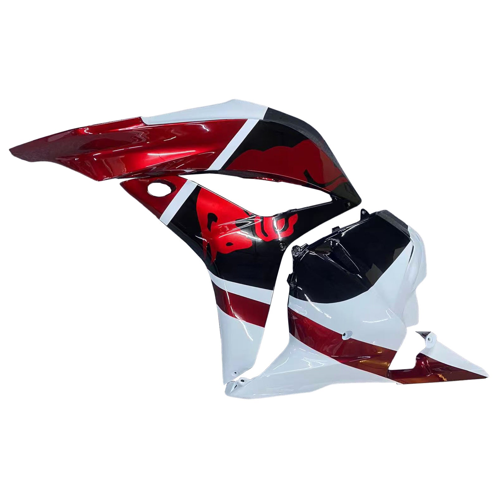 Amotopart 2009-2012 Honda CBR600RR Vit Röd Svart Fairing Kit