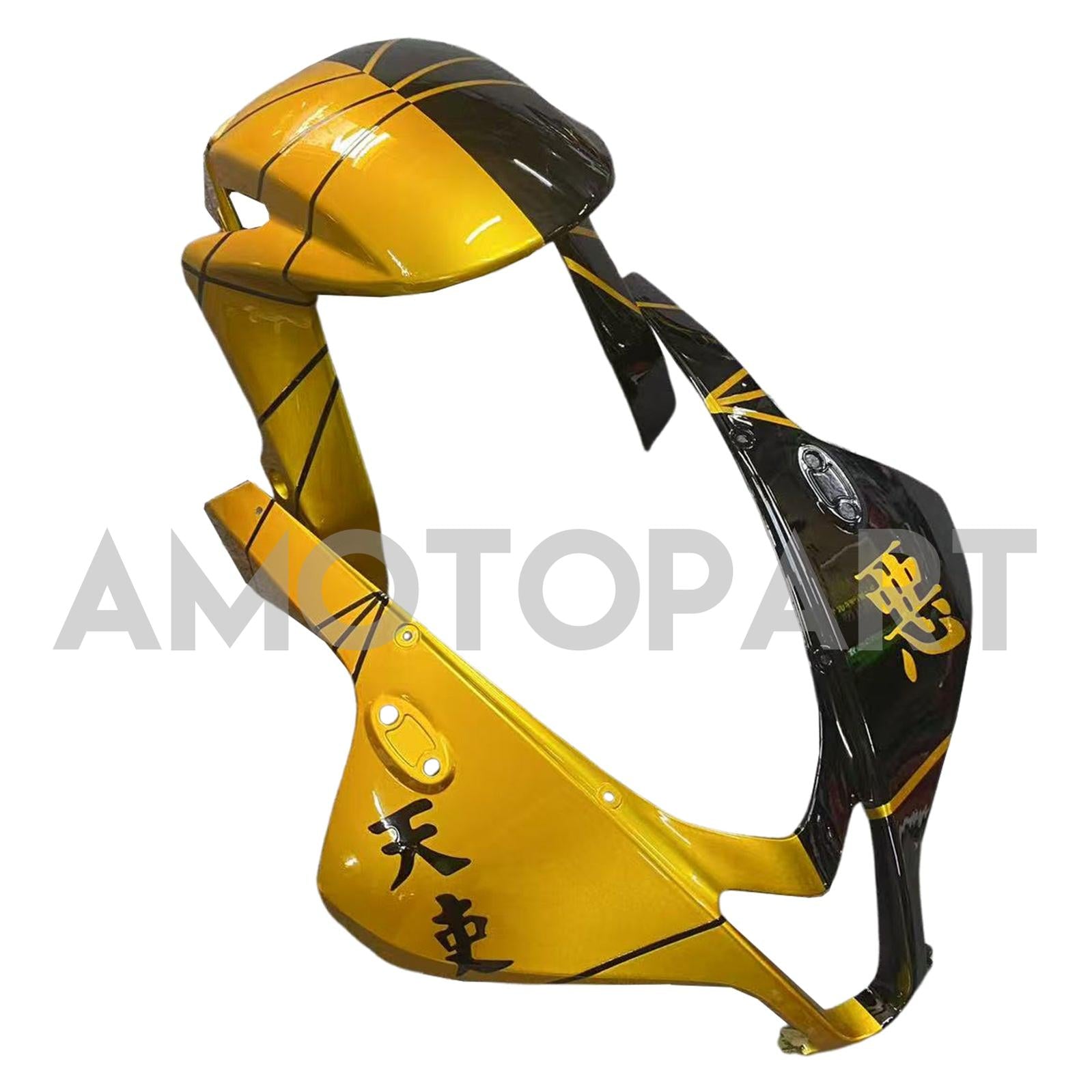 Amotopart 2009-2012 Honda CBR600RR Glod Black Fairing Kit