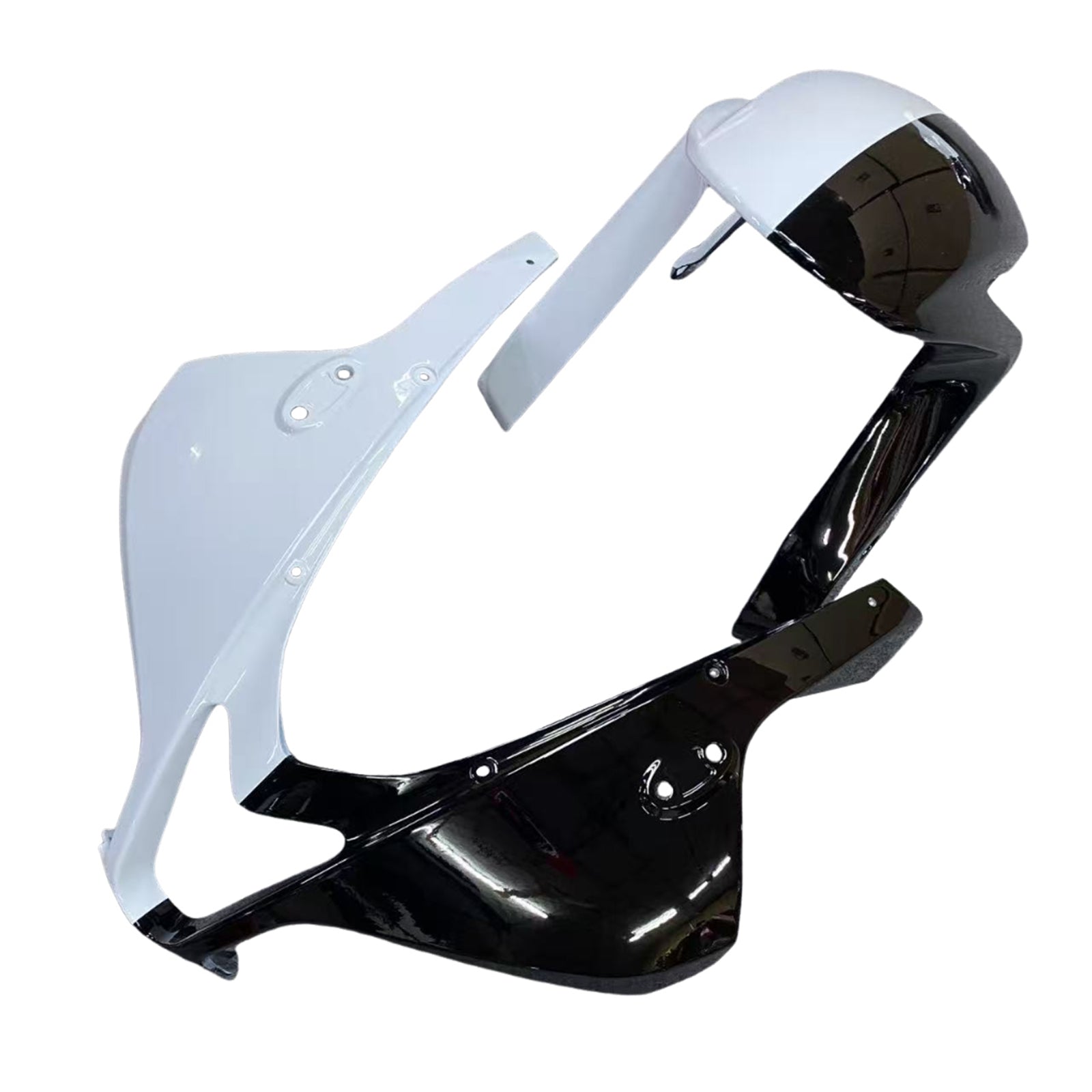Amotopart 2009-2012 Honda CBR600RR Black White Cherry Blossom Fairing Kit