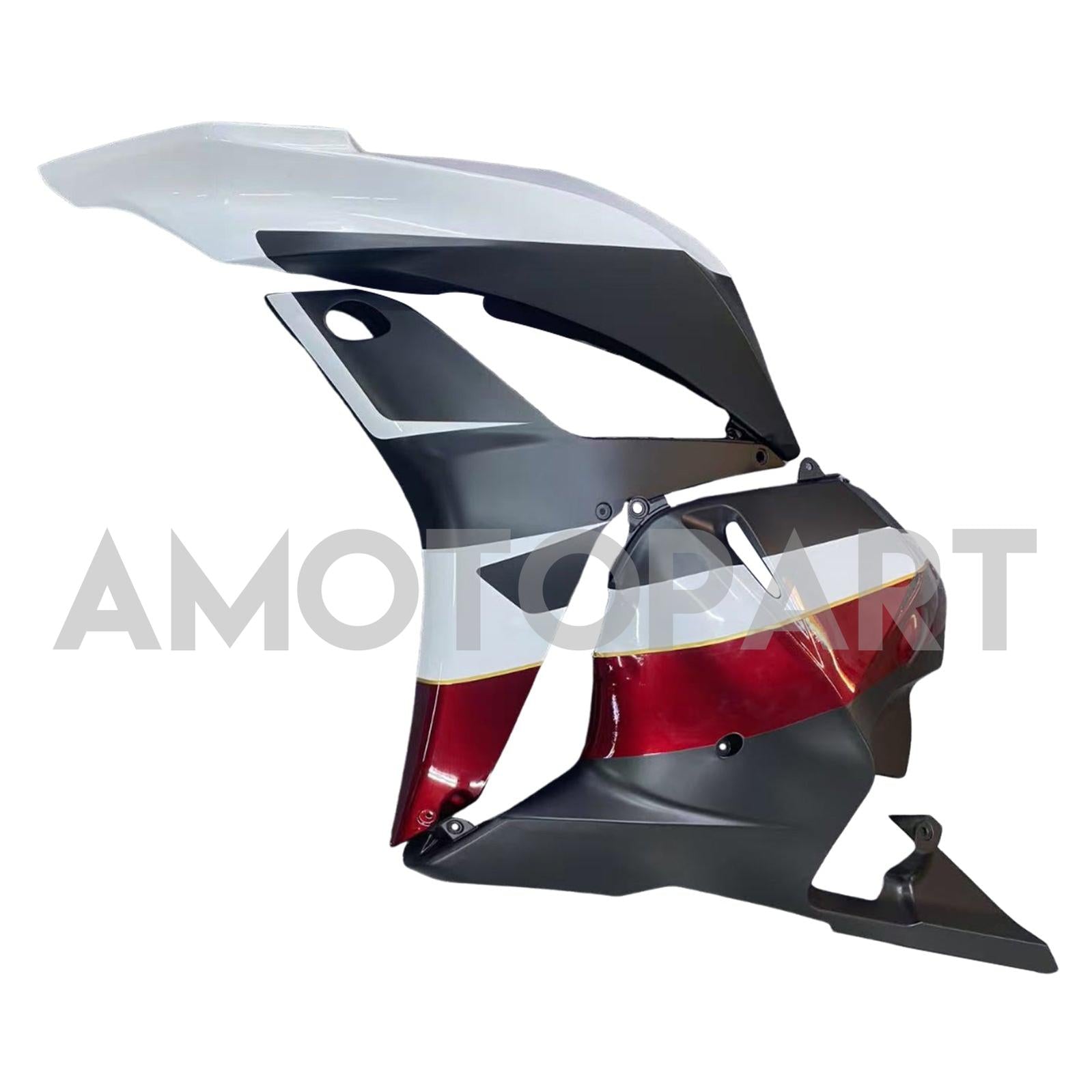 AMOTOPART 2009-2012 Honda CBR600RRブラックホワイトダークレッドフェアリングキット