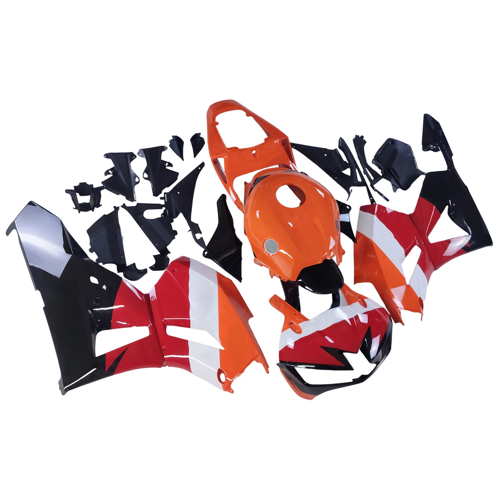 Amotopart 13-25 US ver. & 13-23 European ver. Honda CBR600RR Fairing Multi Orange Kit