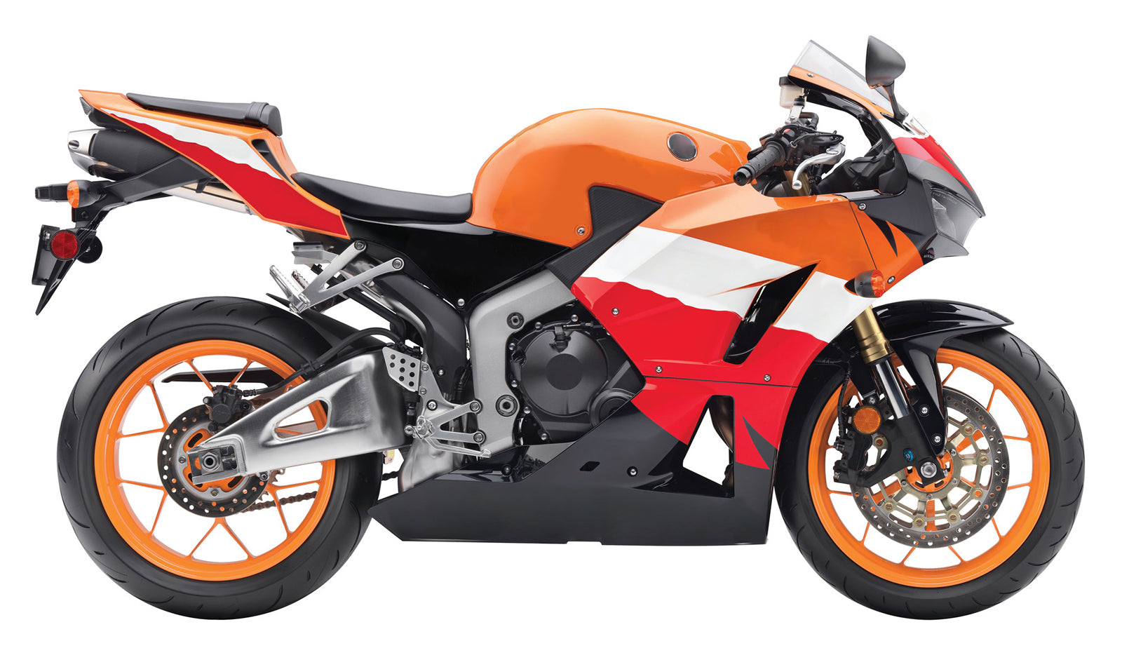 Amotopart 13-25 US ver. & 13-23 European ver. Honda CBR600RR Fairing Multi Orange Kit