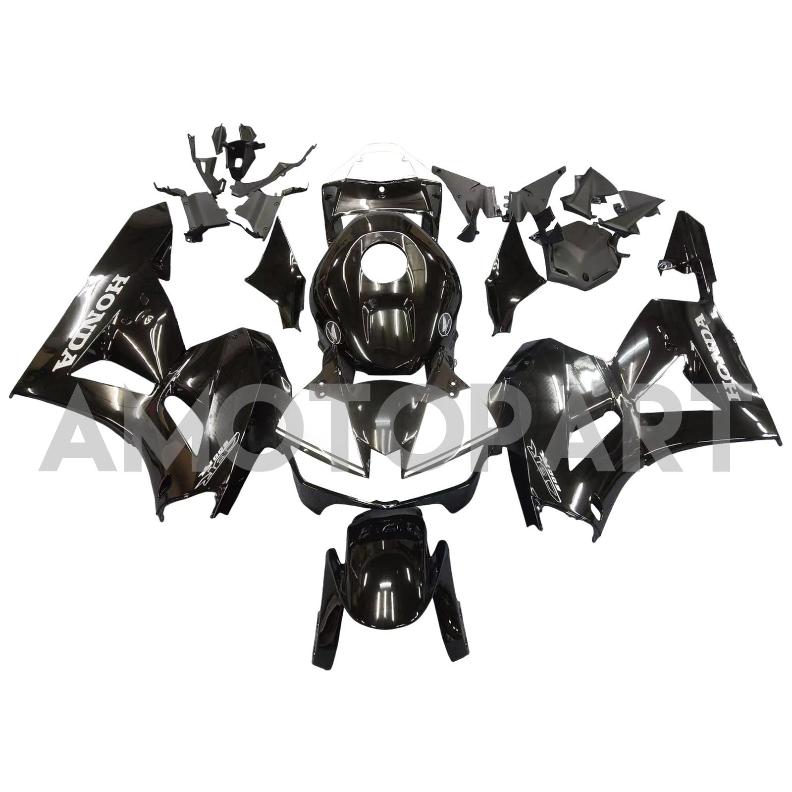 Amotopart 13-25 US ver. & 13-23 European ver. Honda CBR600RR Fairing G-Black Kit