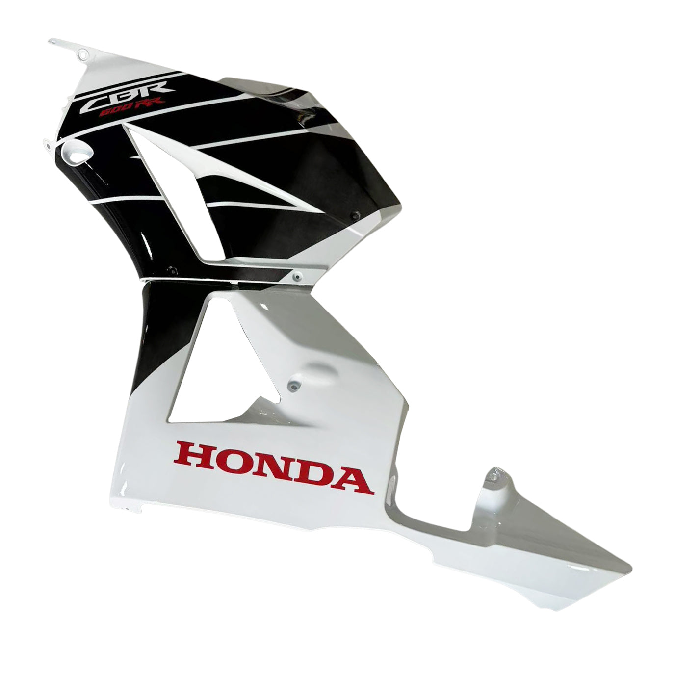 Amotopart 13-25 US ver. & 13-23 European ver. Honda CBR600 Fairing White&Black Style2 Kit