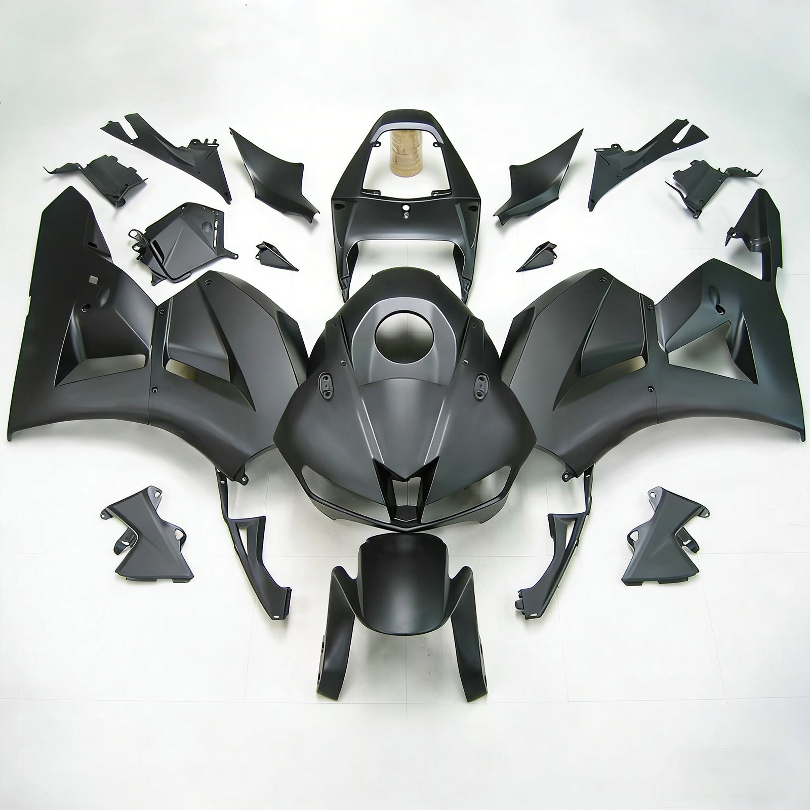 Amotopart 13-26 US ver. & 13-23 European ver. Honda CBR600 Fairing Matte Black&Gold Logo Kit