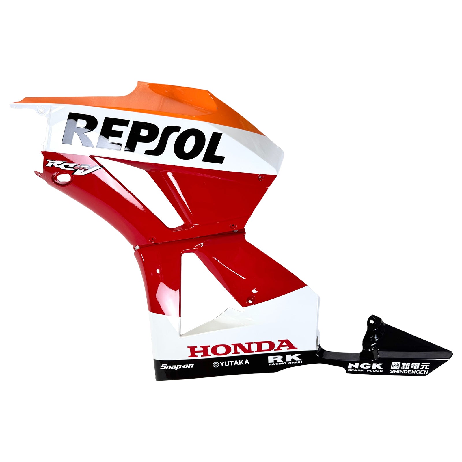 Amotopart 2013-2020 Honda CBR600 Fairing Red & Orange Repjol Kit