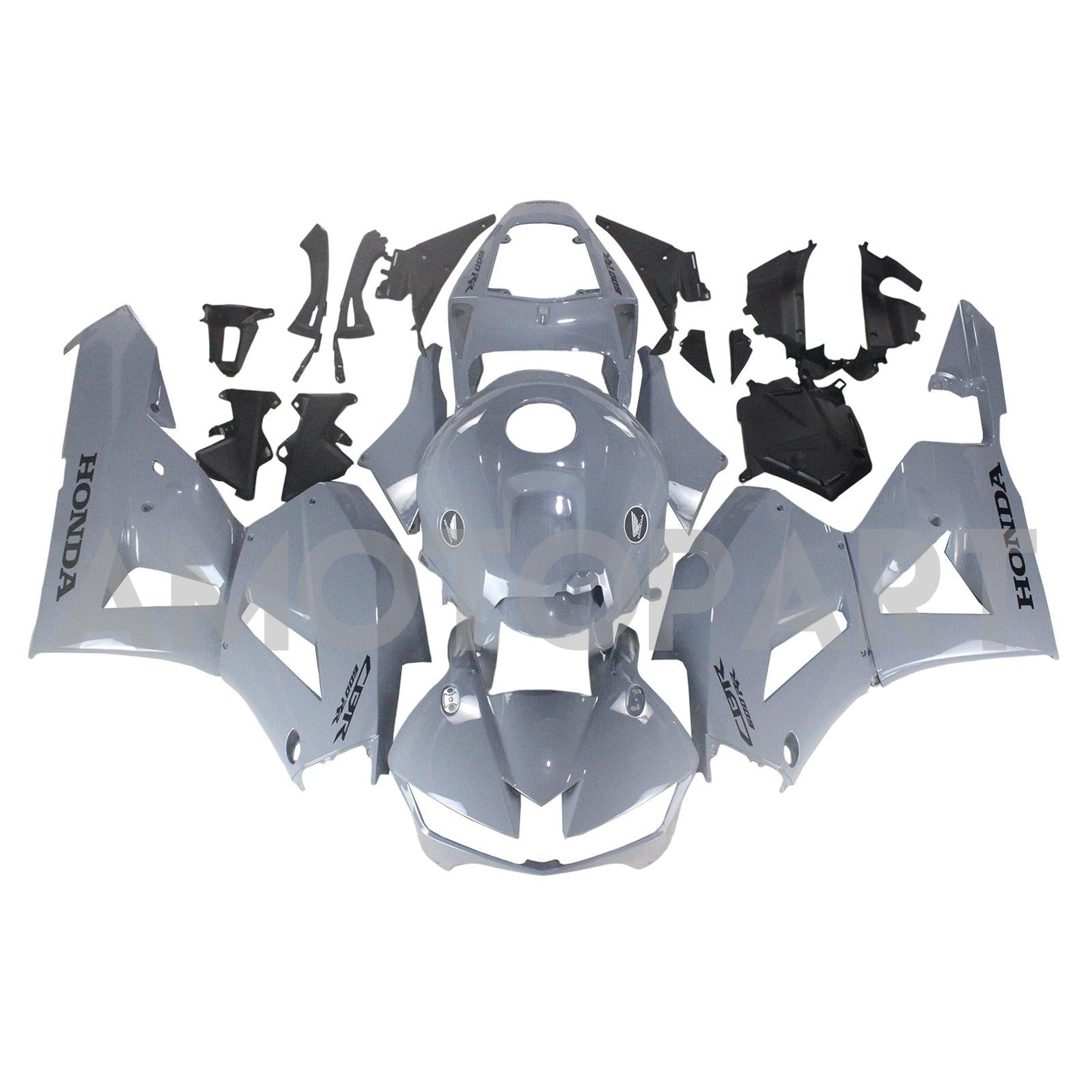 Amotopart 13-25 US ver. & 13-23 European ver. Honda CBR600 Fairing Grey Kit