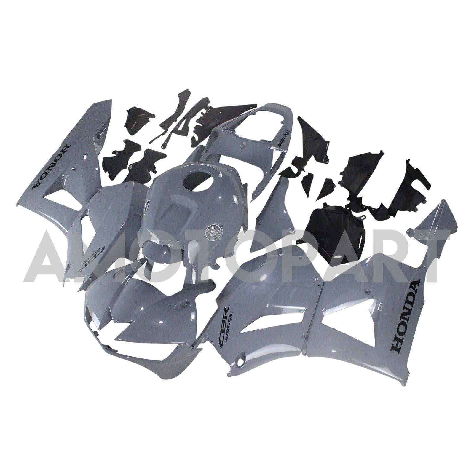 Amotopart 13-25 US ver. & 13-23 European ver. Honda CBR600 Fairing Grey Kit