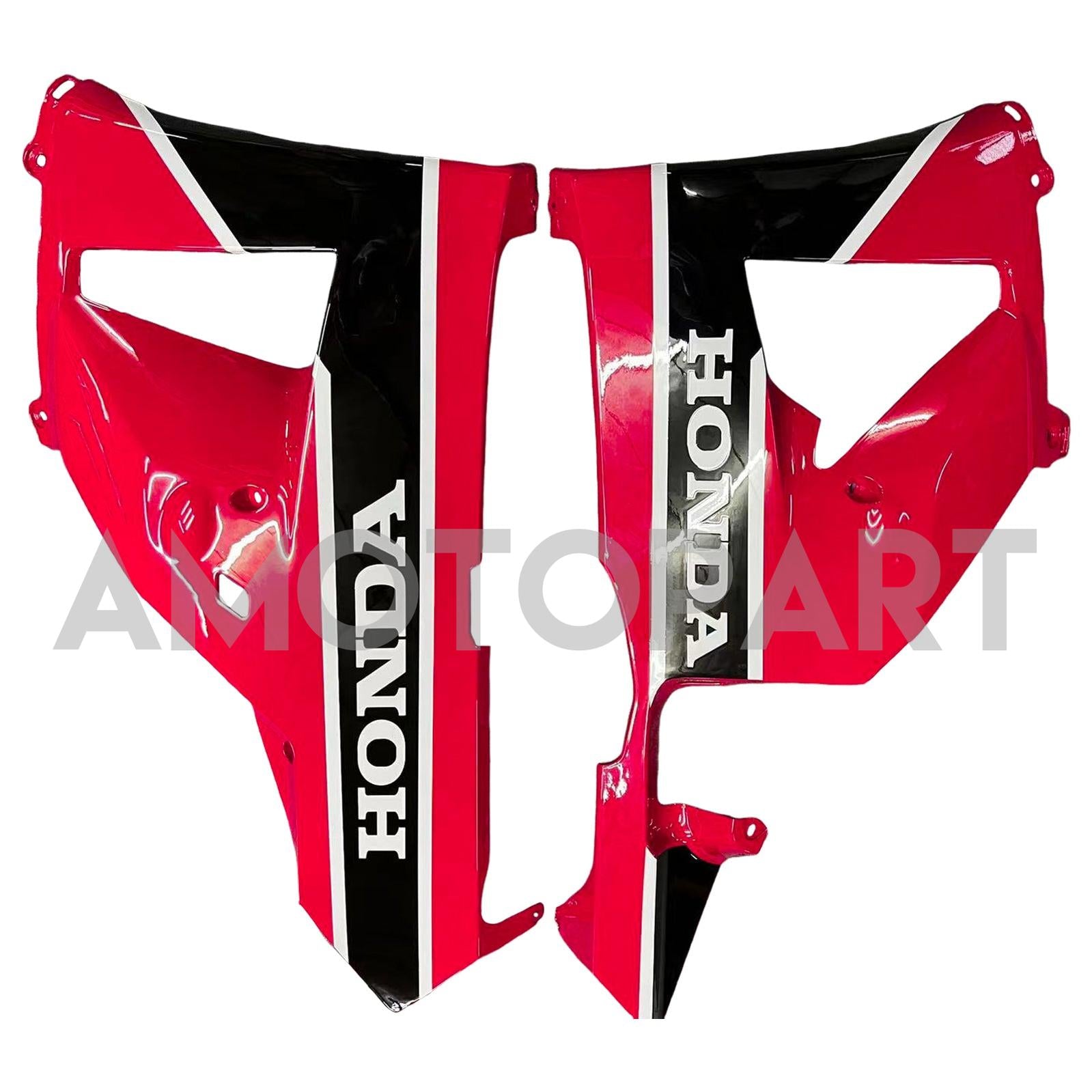 Amotopart 13-25 US ver. & 13-23 Europäische Version Honda CBR600 Verkleidung Rot&Schwarzes Style3-Set