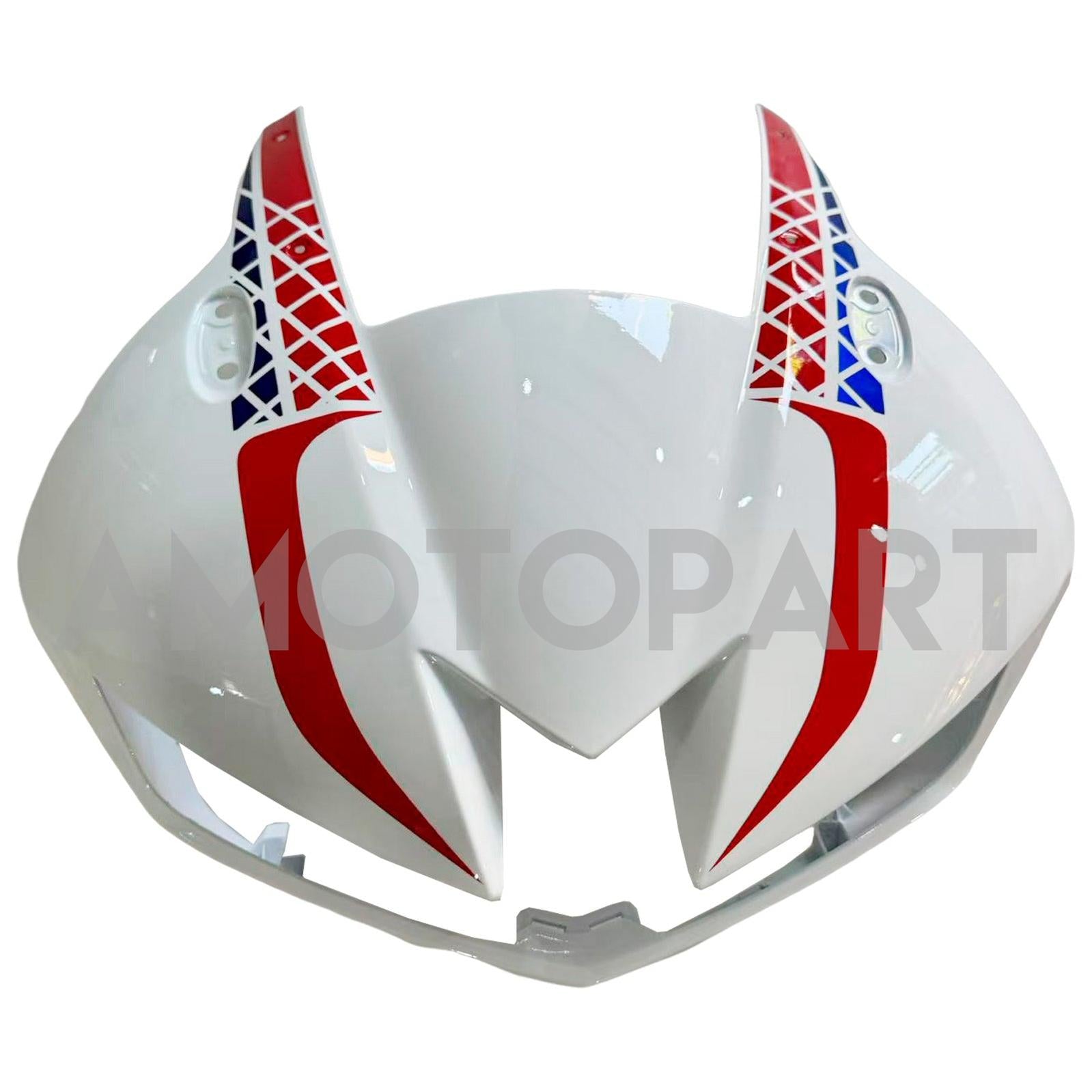 Amotopart Verkleidung für Honda CBR600 (2013–2020), Weiß&Blau&Rotes Trikot