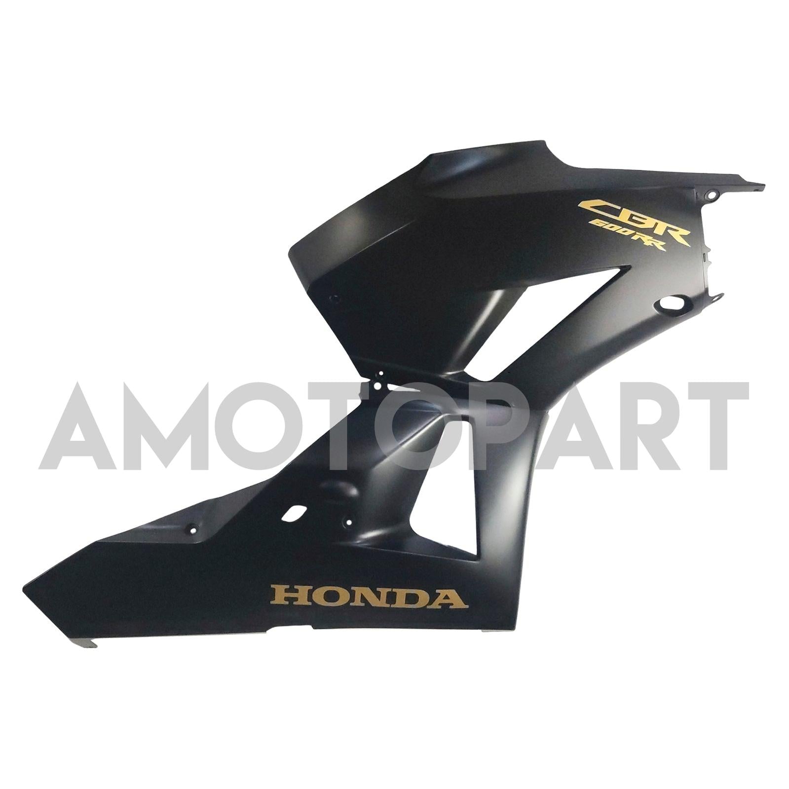 Amotopart 13-25 US ver. & 13-23 European ver. F5 CBR600RR Honda Matte Black with Gold Logo Fairing Kit