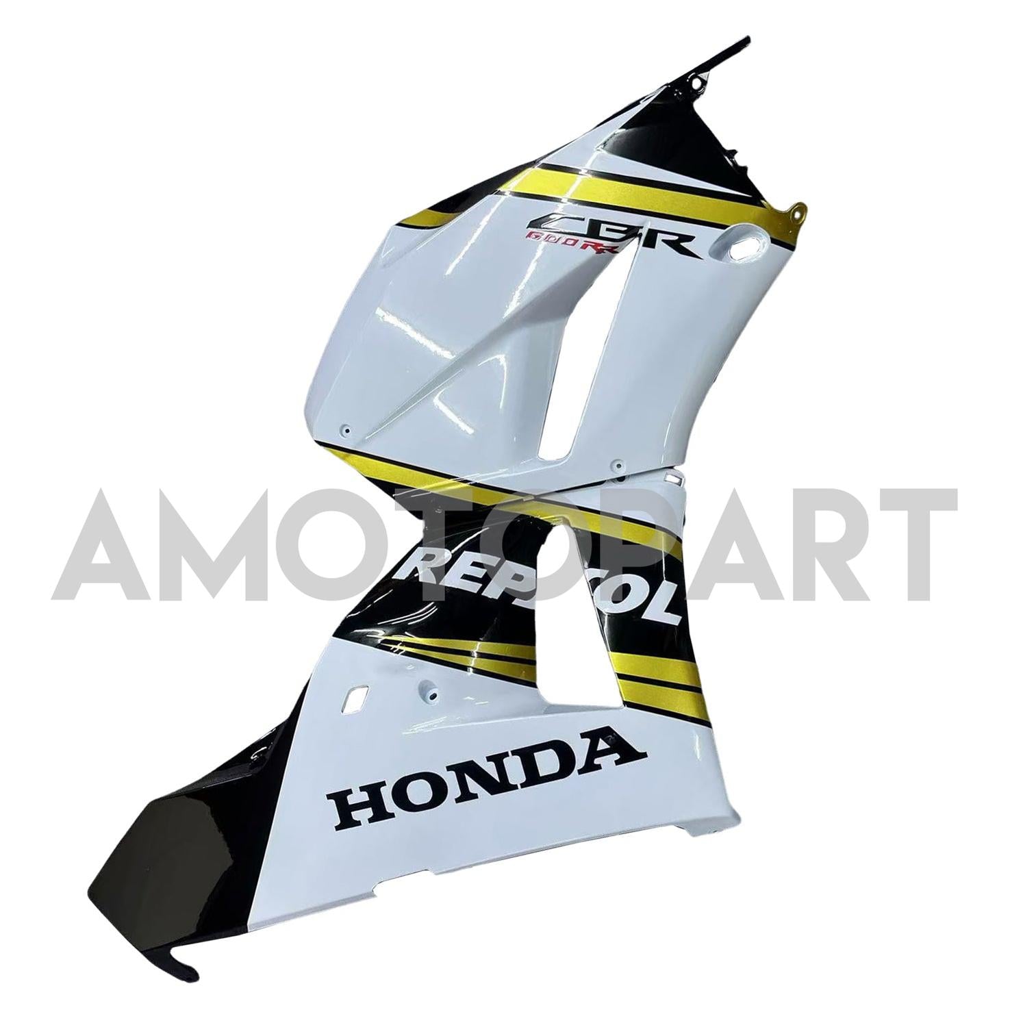 Amotopart 13-25 US verze. & 13-23 Evropská verze F5 CBR600RR Honda Gold&Sada bílé kapotáže