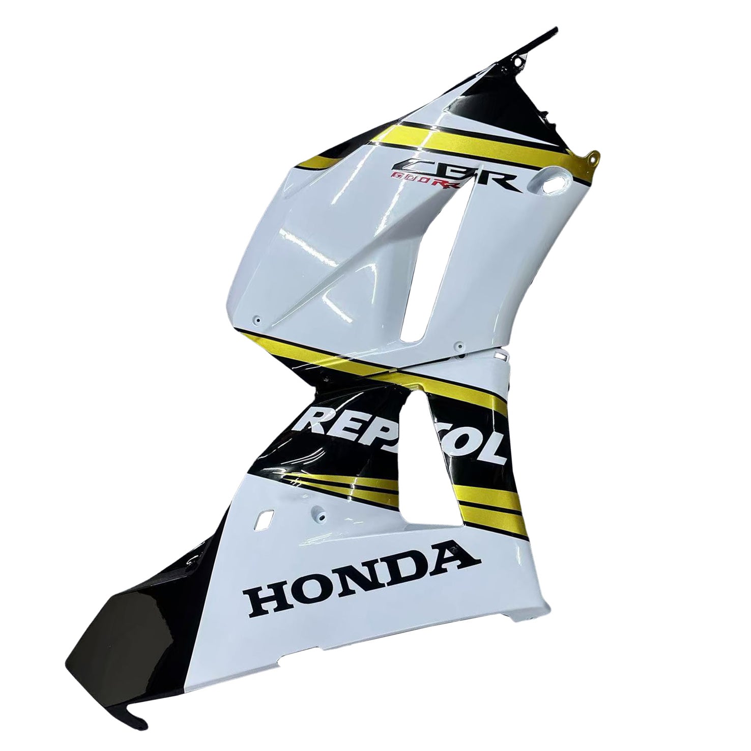 Amotopart 13-25 US ver. & 13-23 European ver. F5 CBR600RR Honda Gold&White Fairing Kit