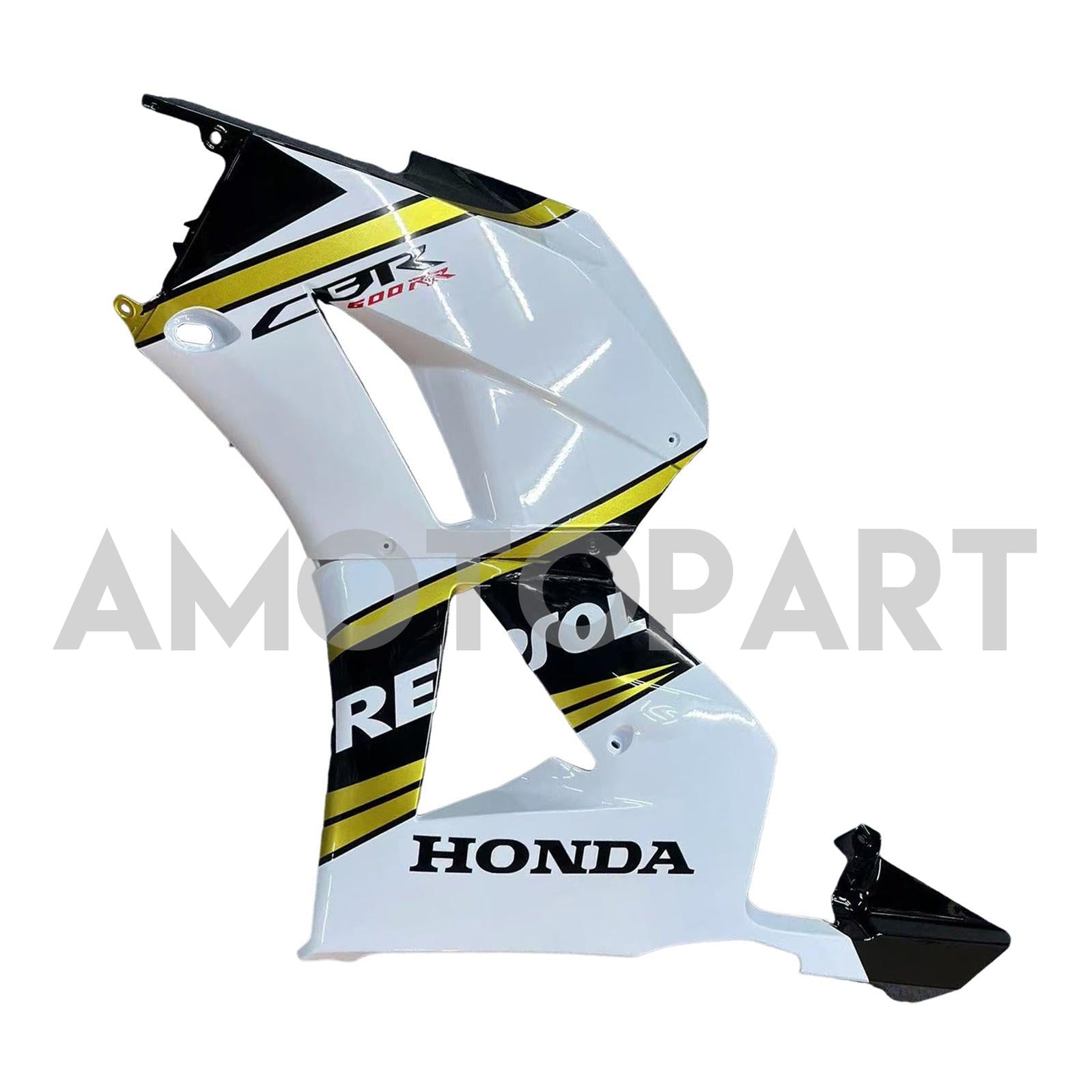 Amotopart 13-25 US verze. & 13-23 Evropská verze F5 CBR600RR Honda Gold&Sada bílé kapotáže