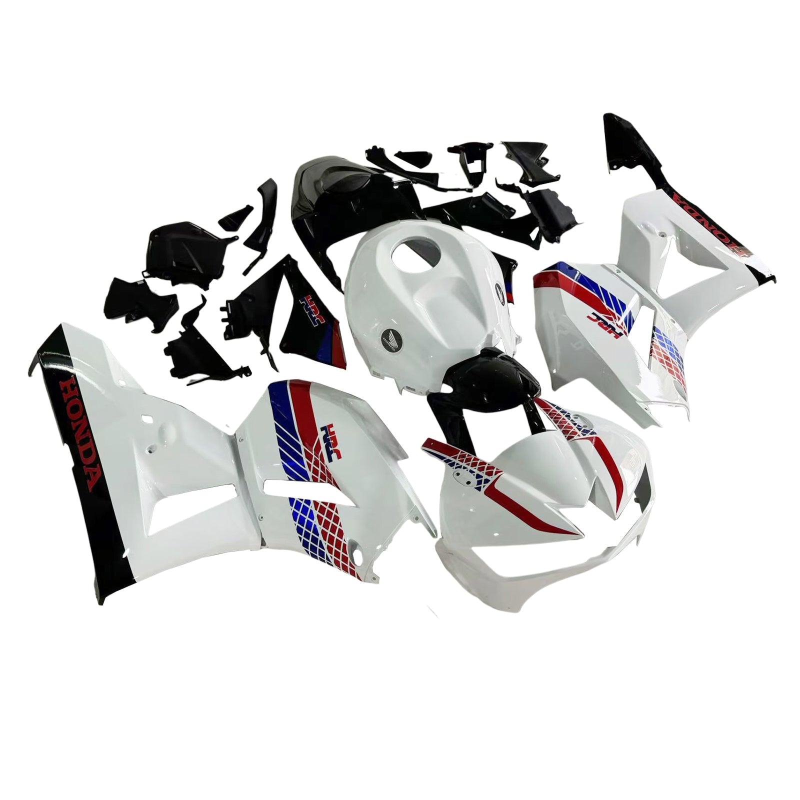 Amotopart 13-25 US ver. & 13-23 European ver. F5 CBR600RR Honda Red&Blue Style3 Fairing Kit