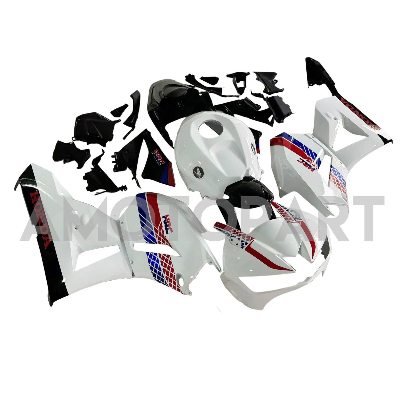 Amotopart 13-25 US verze. & 13-23 Evropská verze F5 CBR600RR Honda Červená&Sada kapotáže Blue Style3
