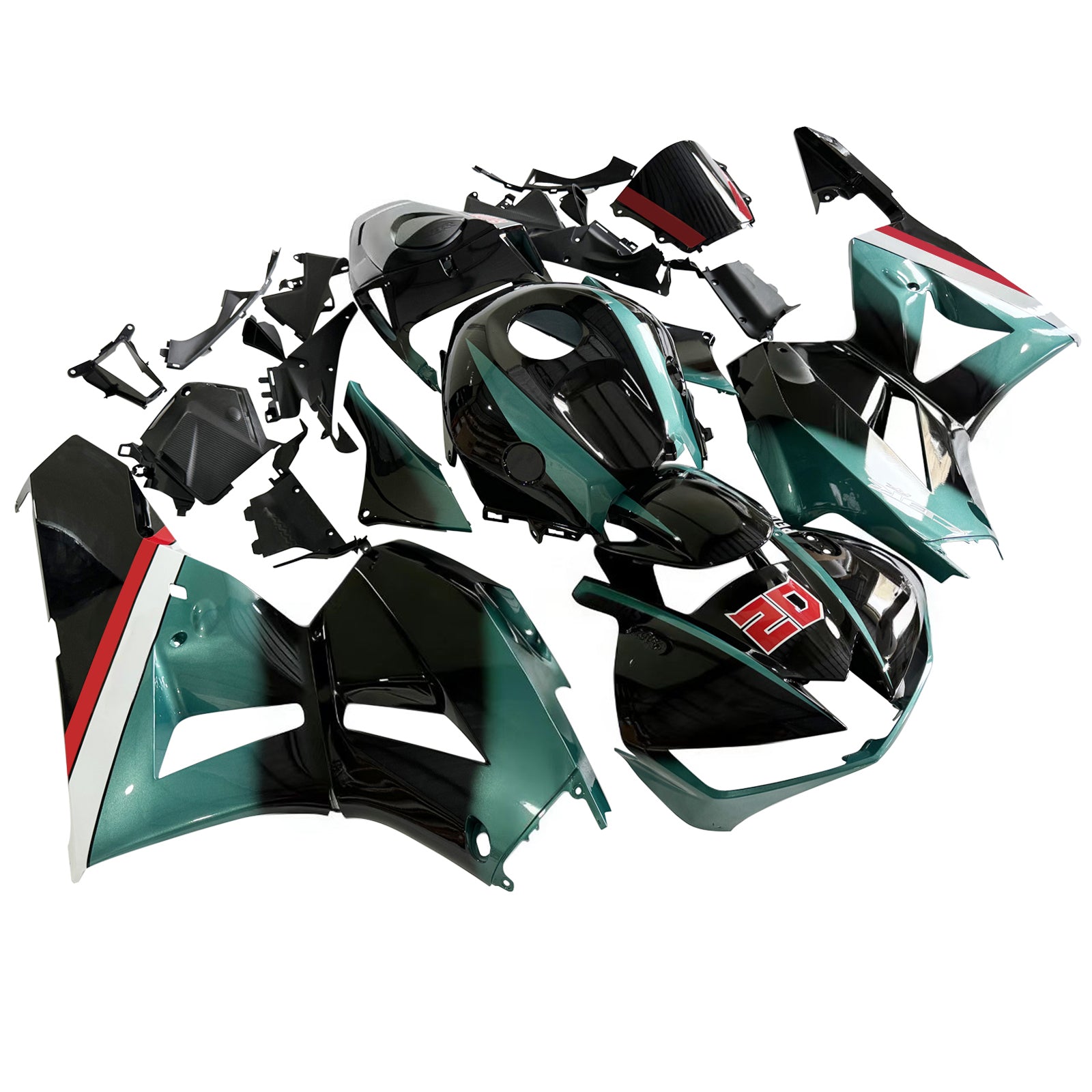 Amotopart 13-26 US ver. & 13-23 European ver. F5 CBR600RR Honda Blue Petronas Fairing Kit