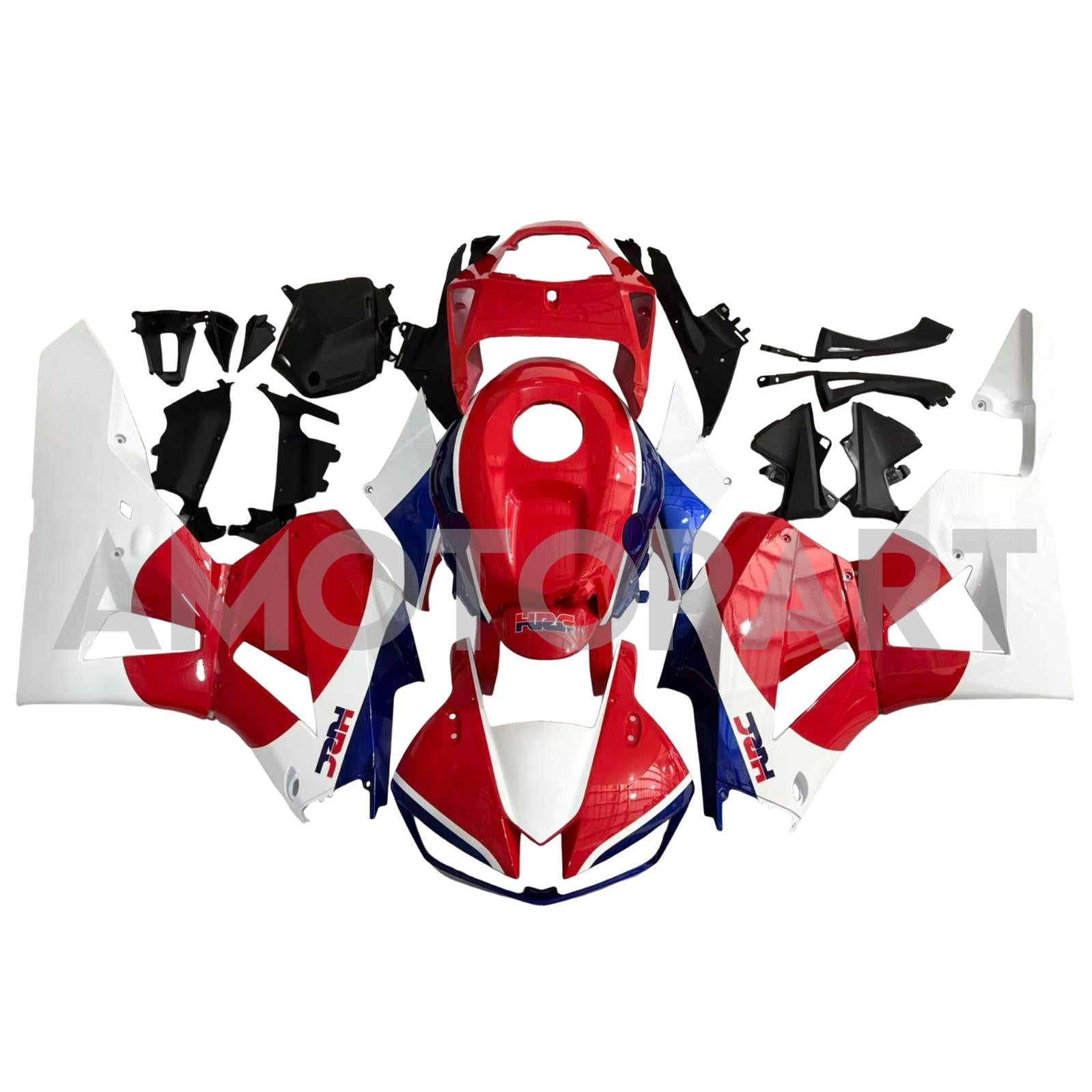 Amotopart 13-25 US ver. & 13-23 European ver. F5 CBR600RR Honda Red&Blue Style1 Fairing Kit