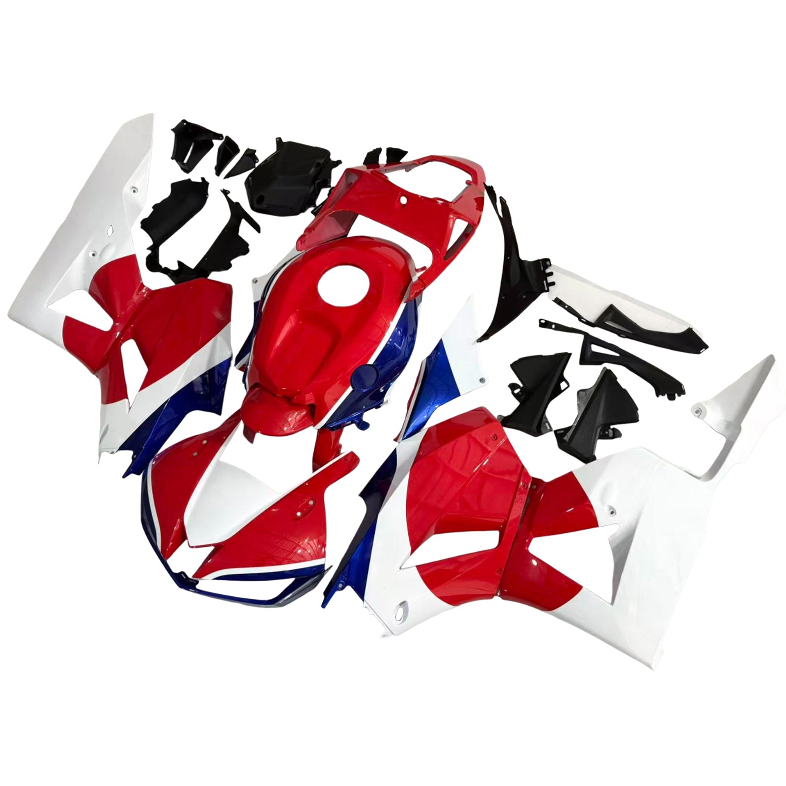 Amotopart 13-25 US ver. & 13-23 European ver. F5 CBR600RR Honda Red&Blue Style1 Fairing Kit