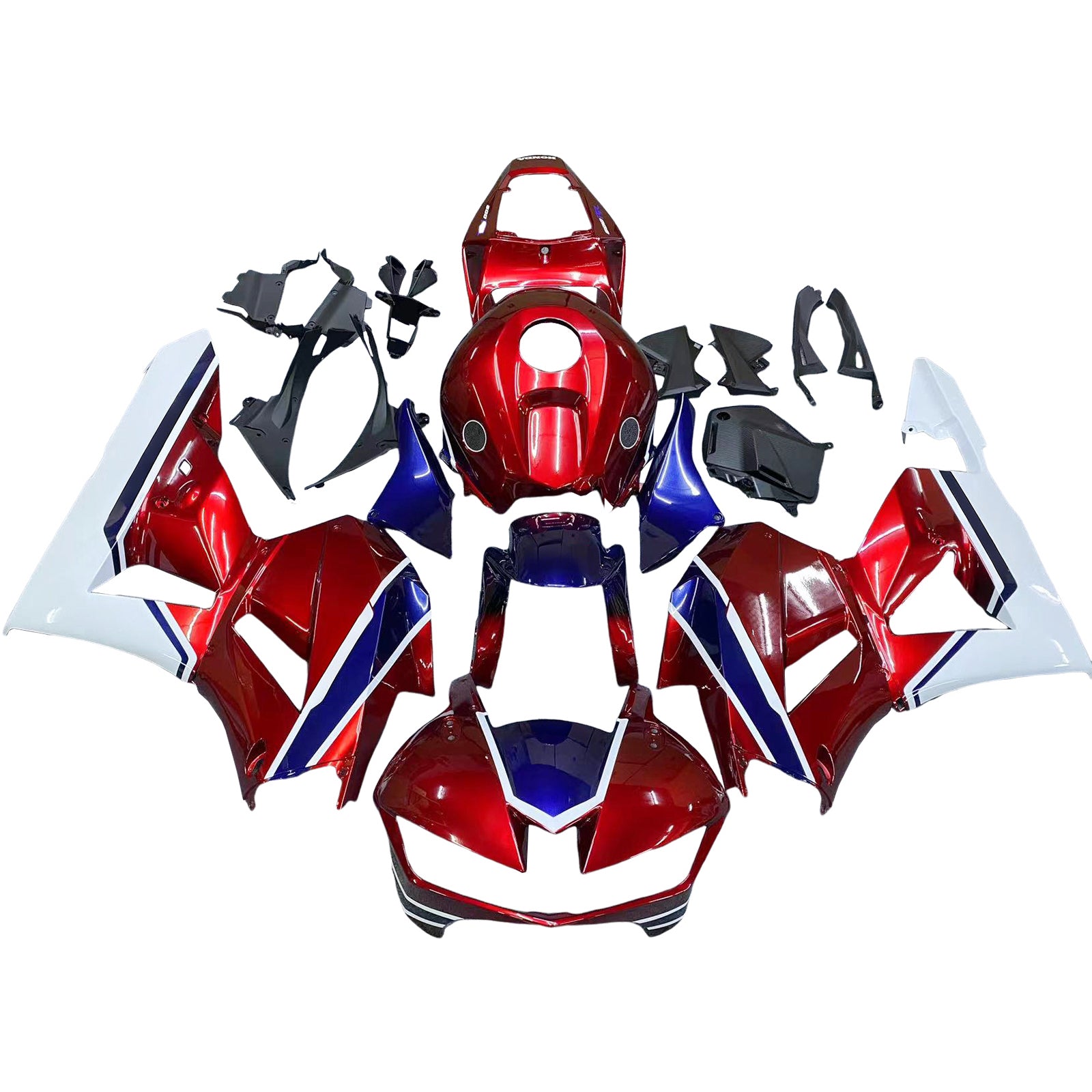 Amotopart 13-25 US ver. & 13-23 European ver. F5 CBR600RR Honda Red&White Fairing Kit