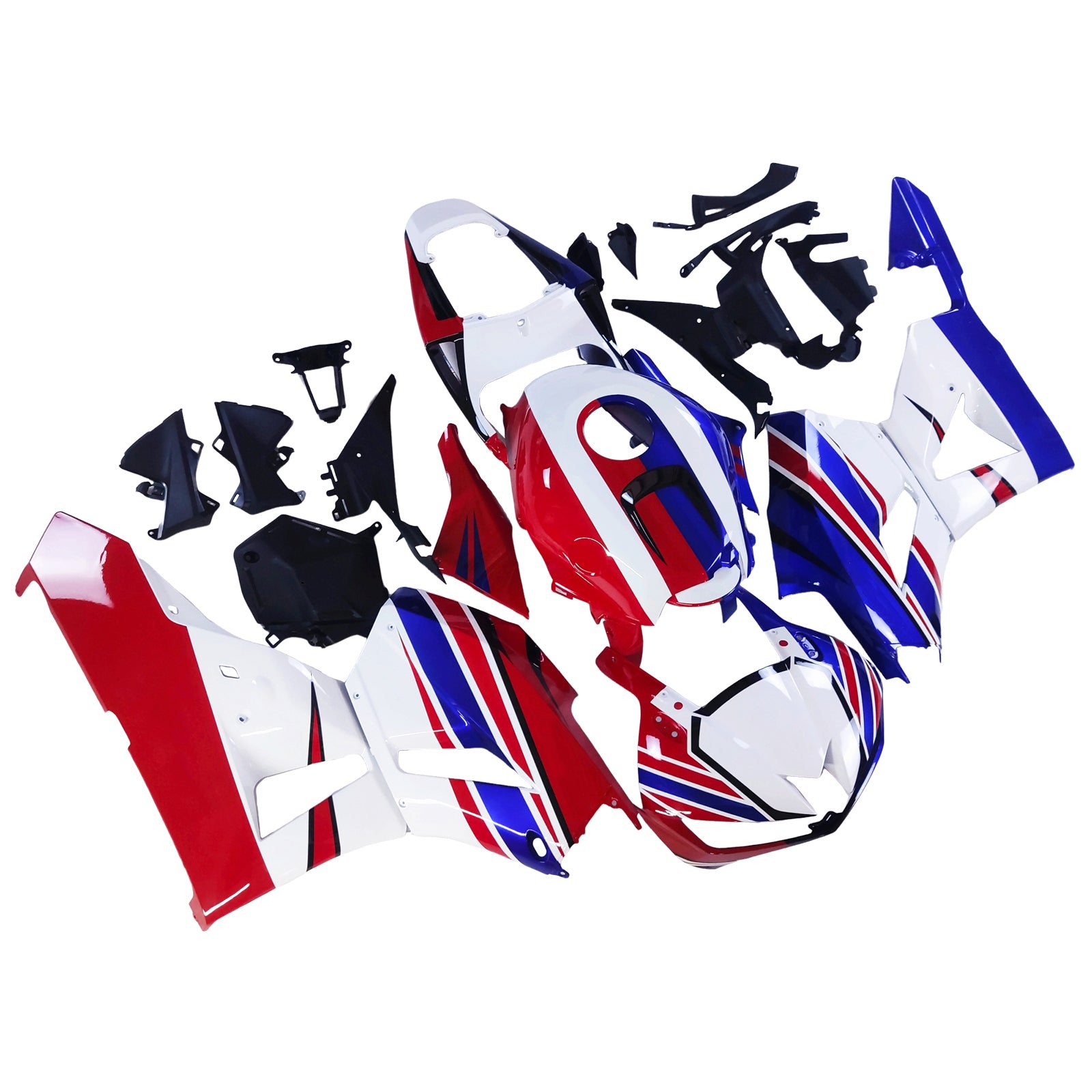 Amotopart 13-25 US ver. & 13-23 European ver. F5 CBR600RR Honda Red&Blue Style4 Fairing Kit