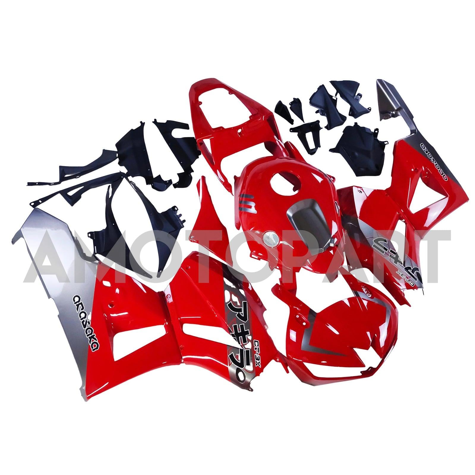 Amotopart 13-25 US verze. & Sada červené kapotáže Honda CBR600RR pro evropskou verzi F5 z roku 13-23